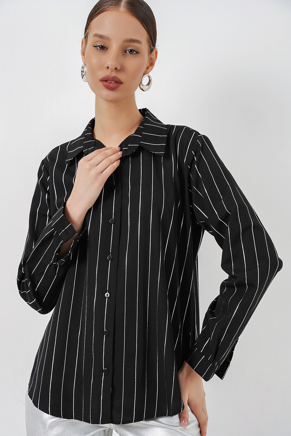Women's Belted Hijab Dress 2589 