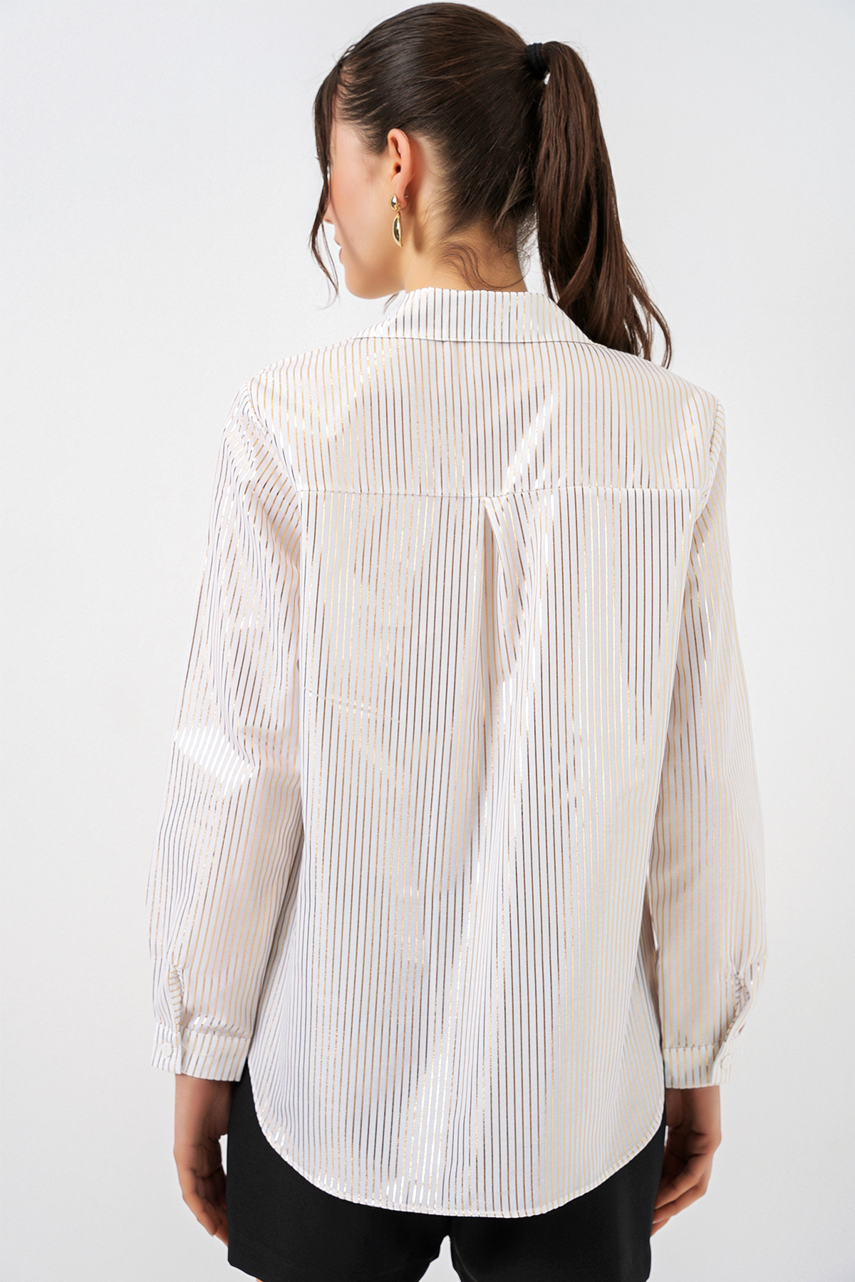 Women's Foil Patterned Shirt 20253 