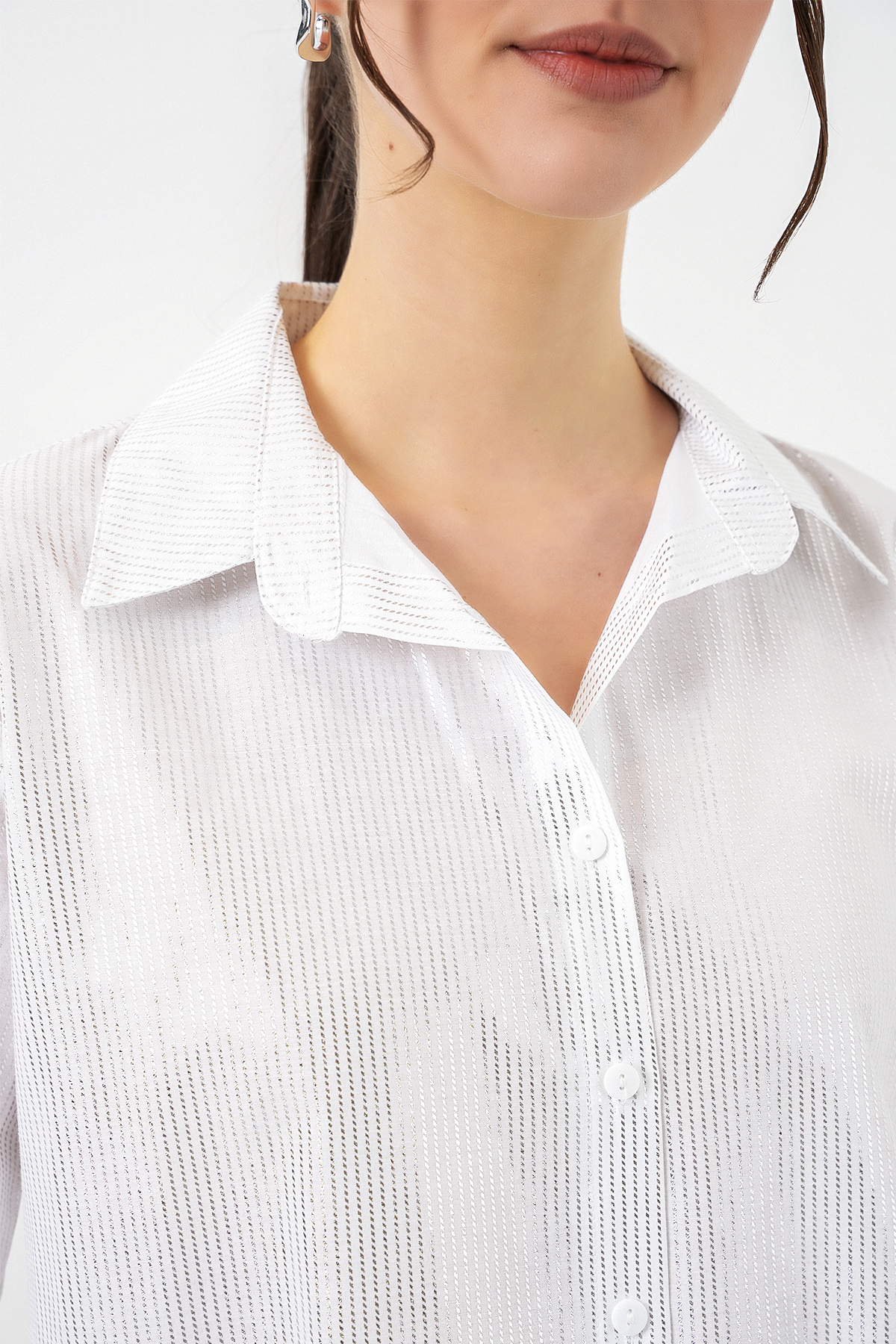 Women's Foil Patterned Shirt 20253 