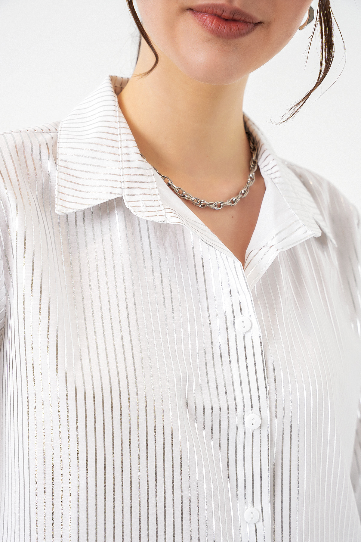 Women's Foil Patterned Shirt 20253 