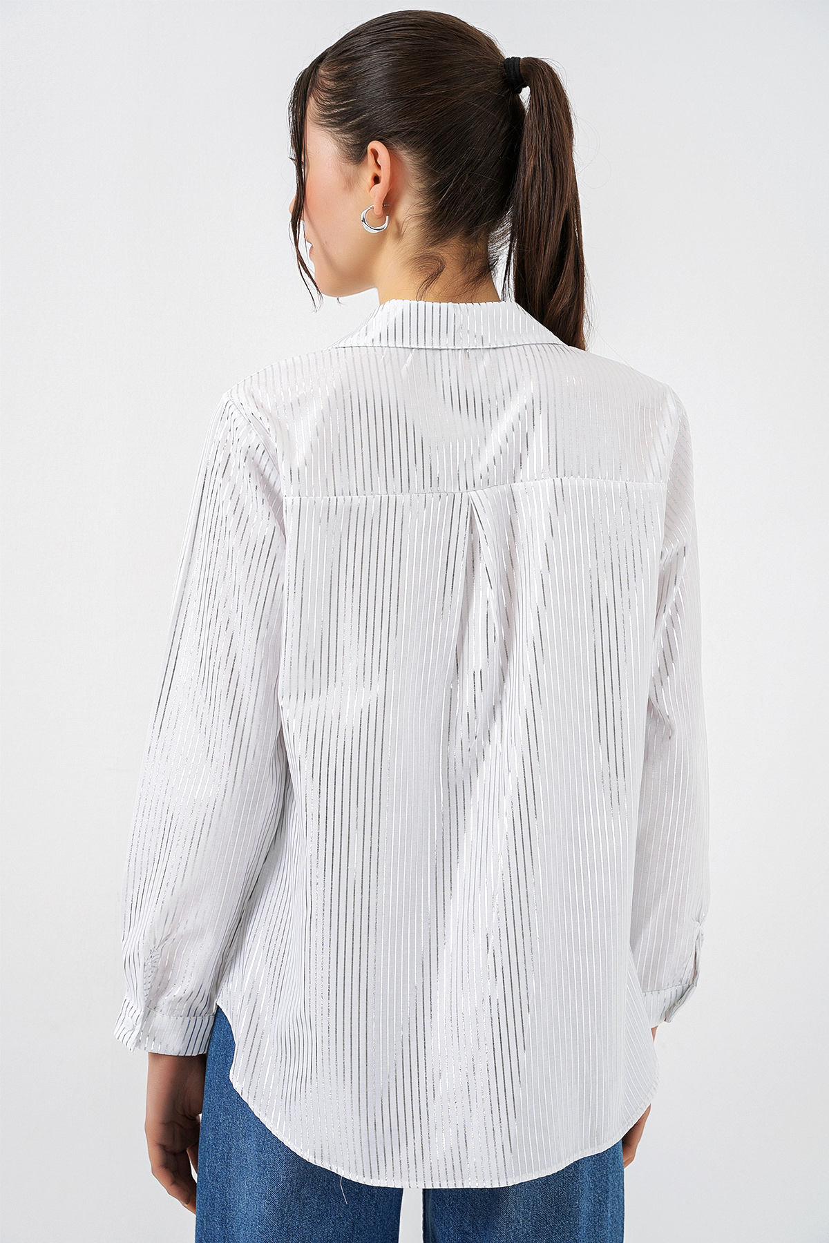 Women's Foil Patterned Shirt 20253 