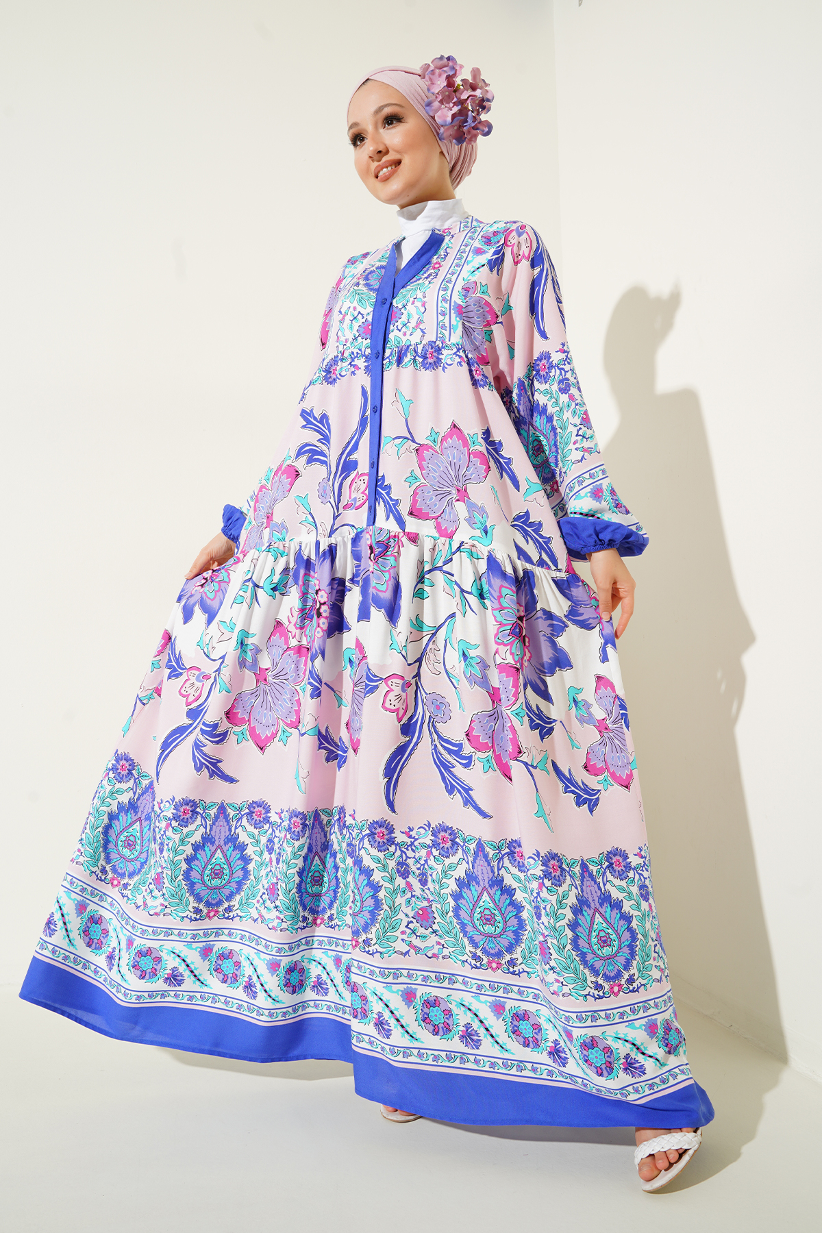 Front Tie Linen Kimono 960 