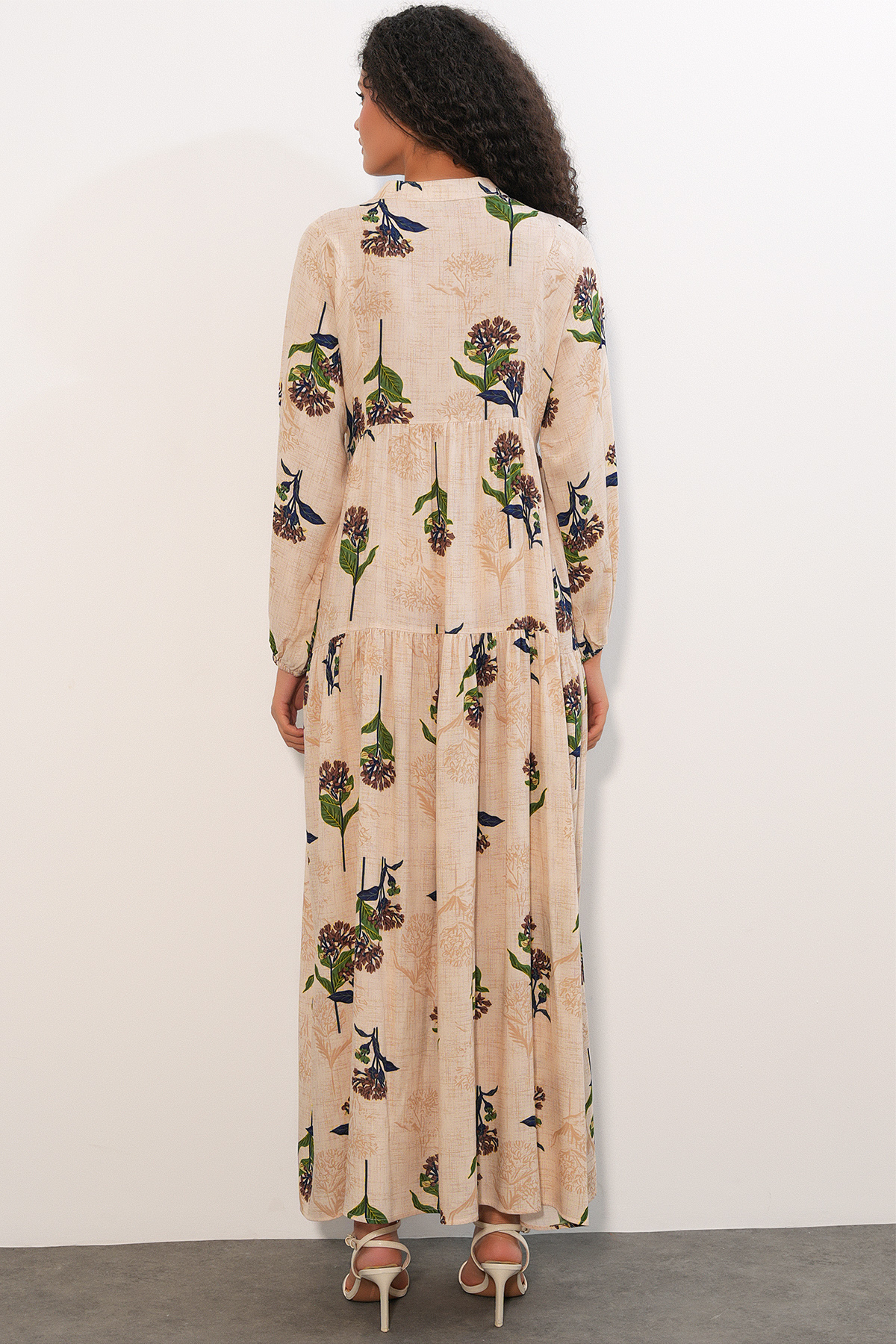 Women's Side-Tie Long-Sleeve Blouse 996 