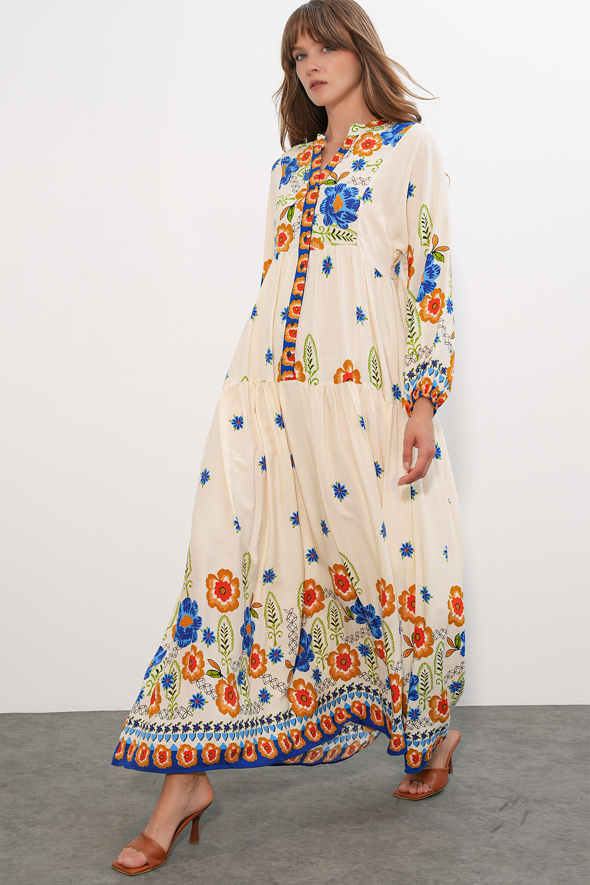 Women's Embroidered Oversize Blouse 1000 