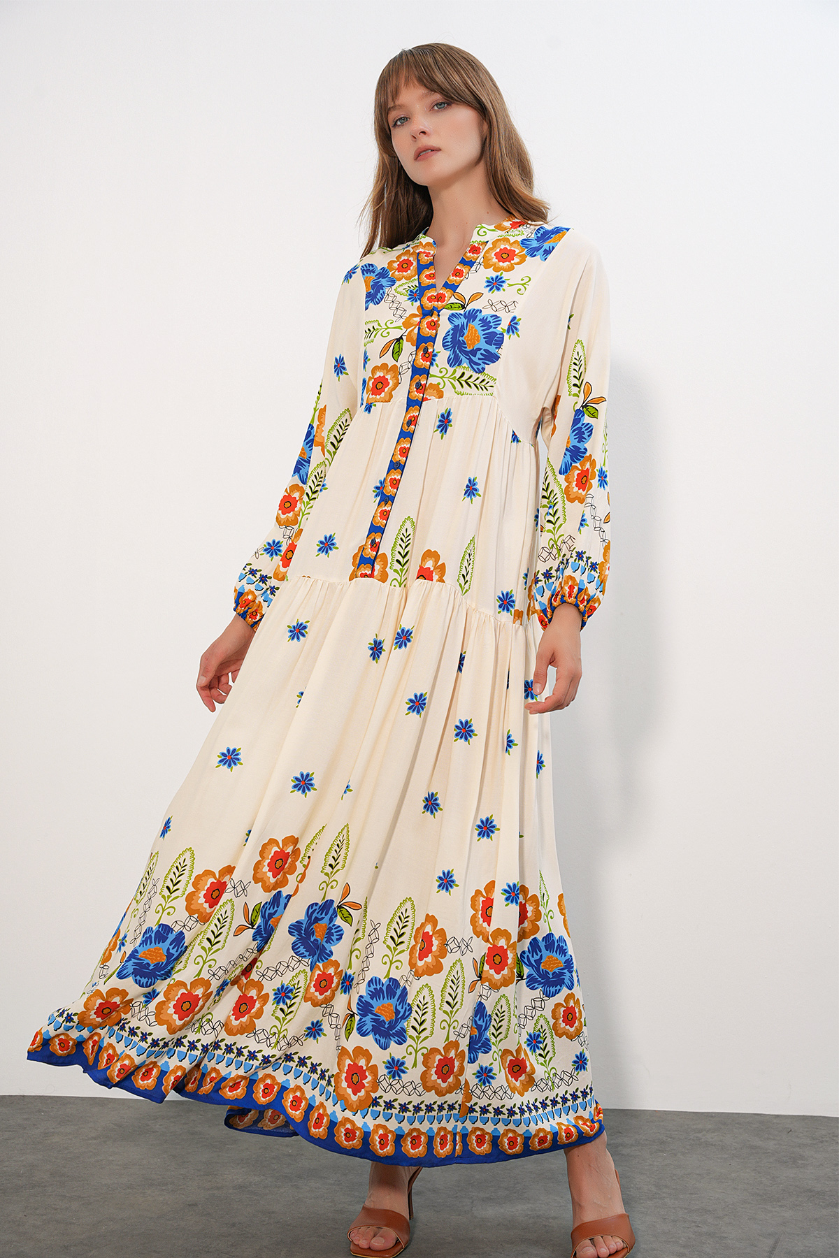 Women's Embroidered Oversize Blouse 1000 