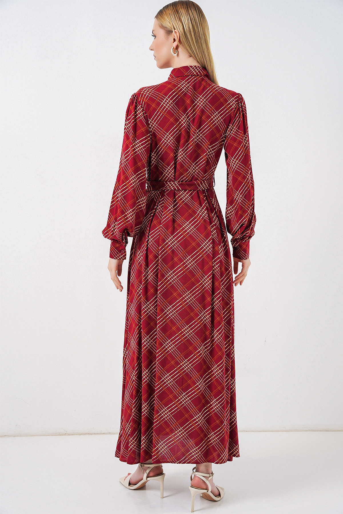 Women's Wrap Satin Shirt 20386 