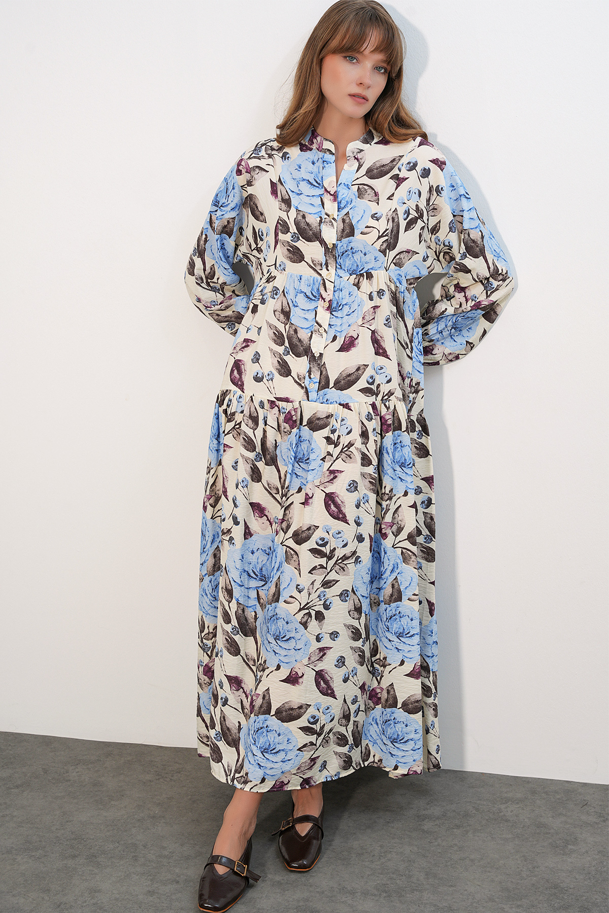 Women's Embroidered Oversize Blouse 1000 