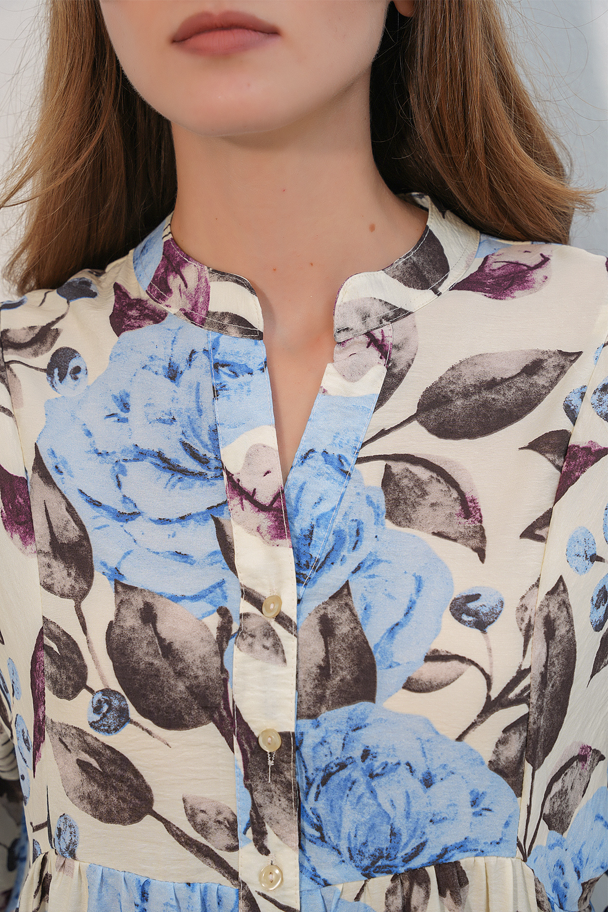 Women's Embroidered Oversize Blouse 1000 