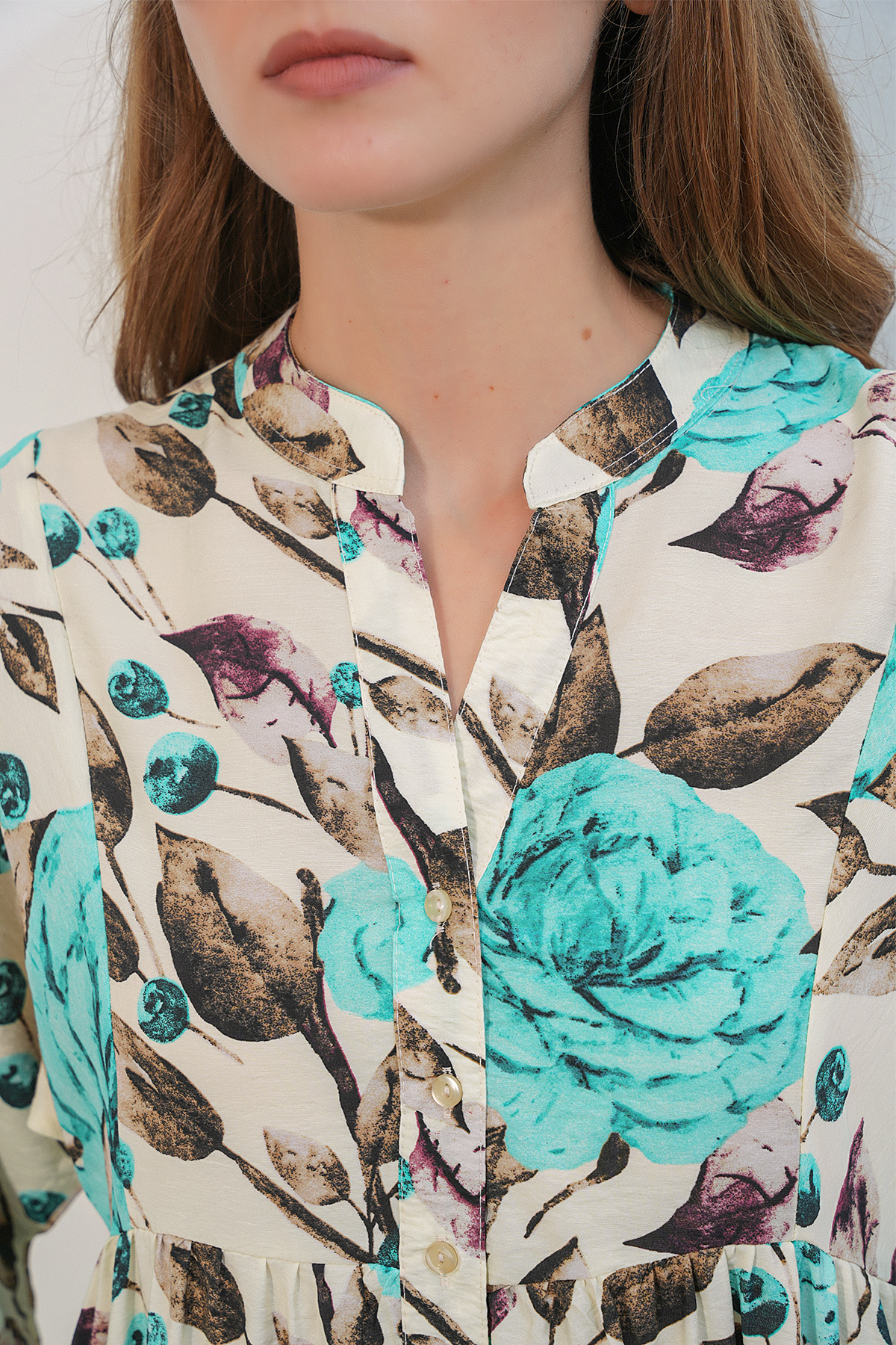 Women's Embroidered Oversize Blouse 1000 