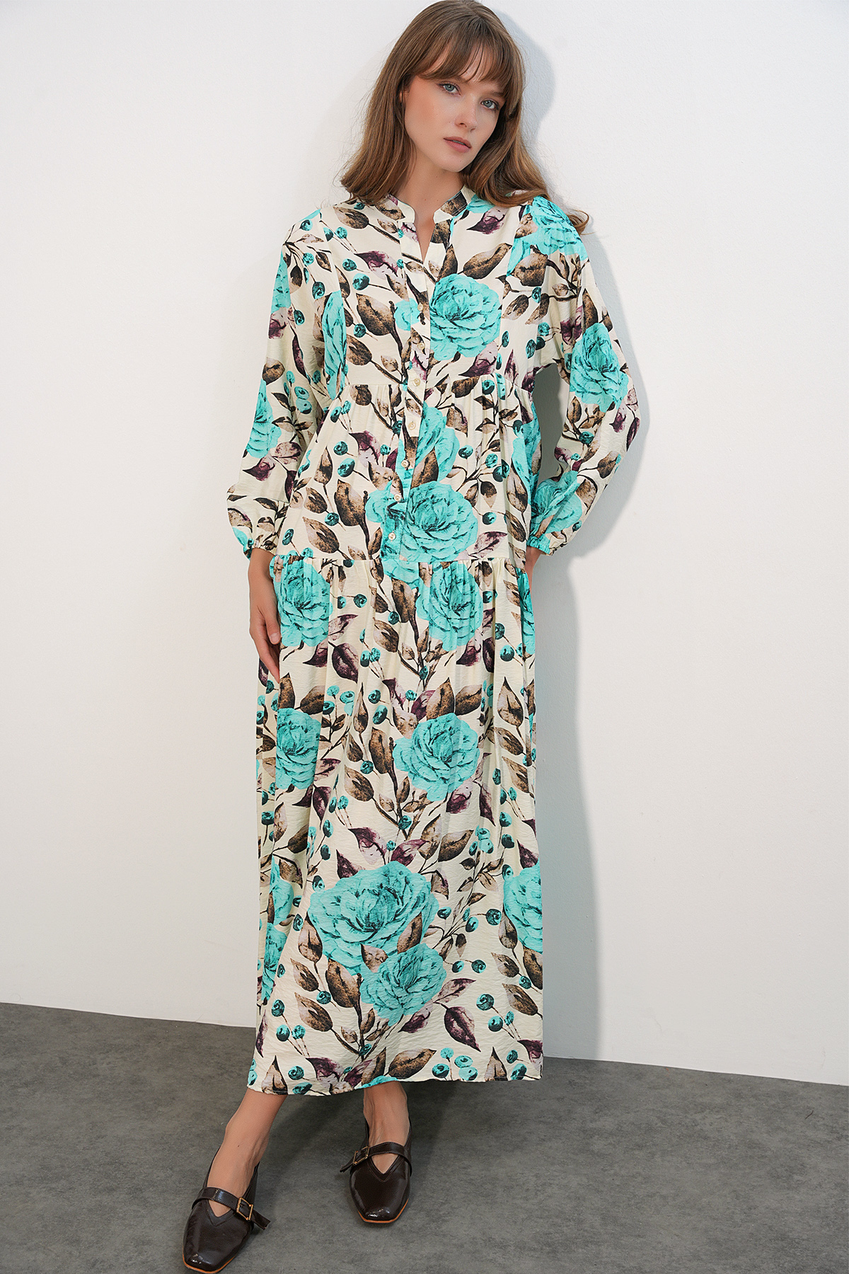 Women's Embroidered Oversize Blouse 1000 