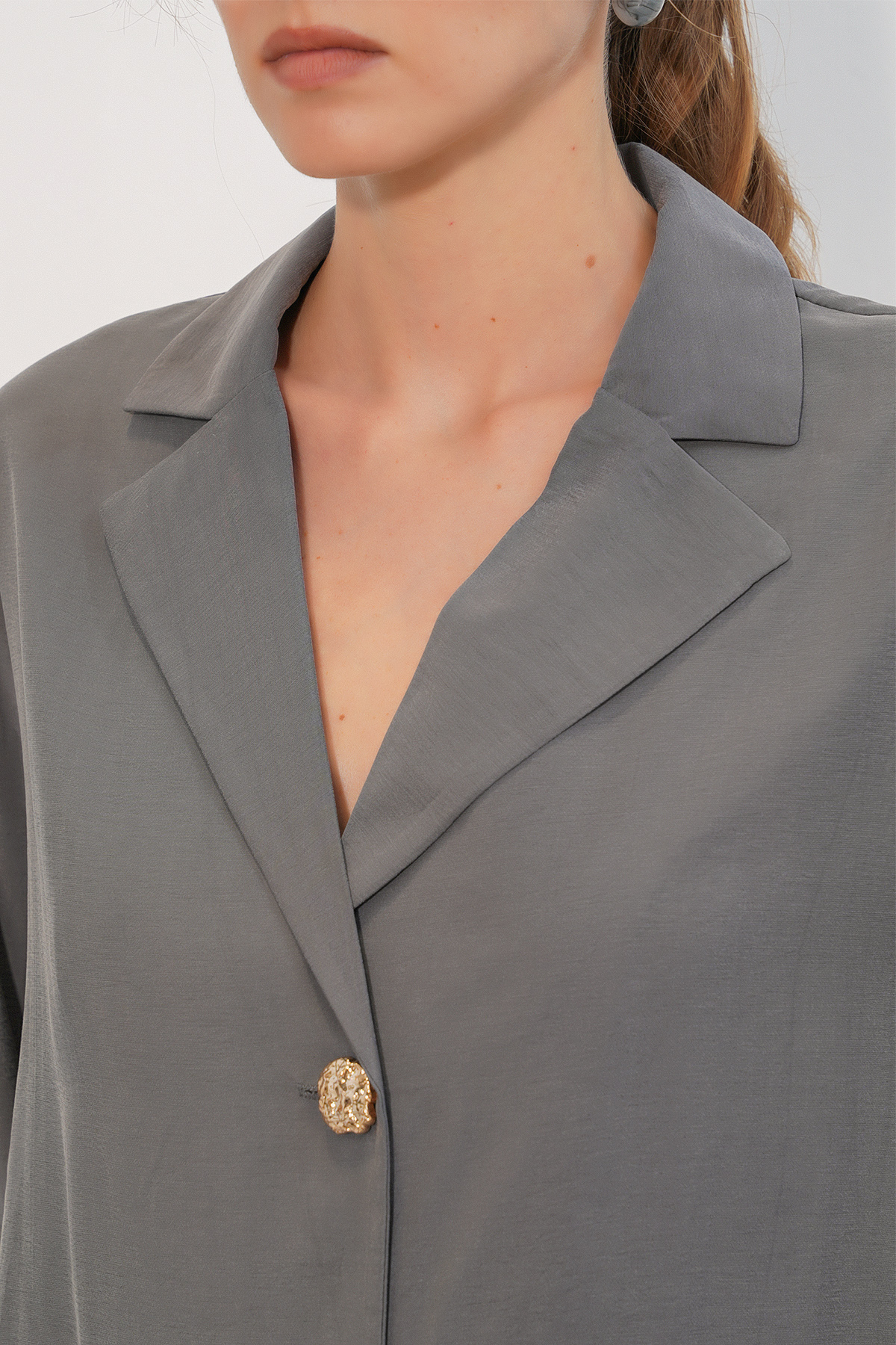 Women's Side-Tie Long-Sleeve Blouse 996 