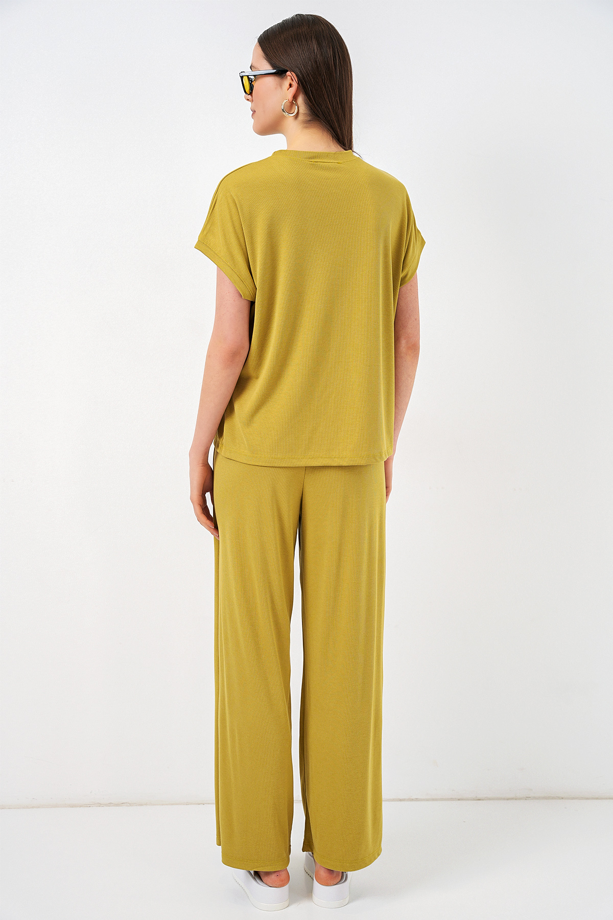 Women's Long Skirt with Elastic Waistband 8072 