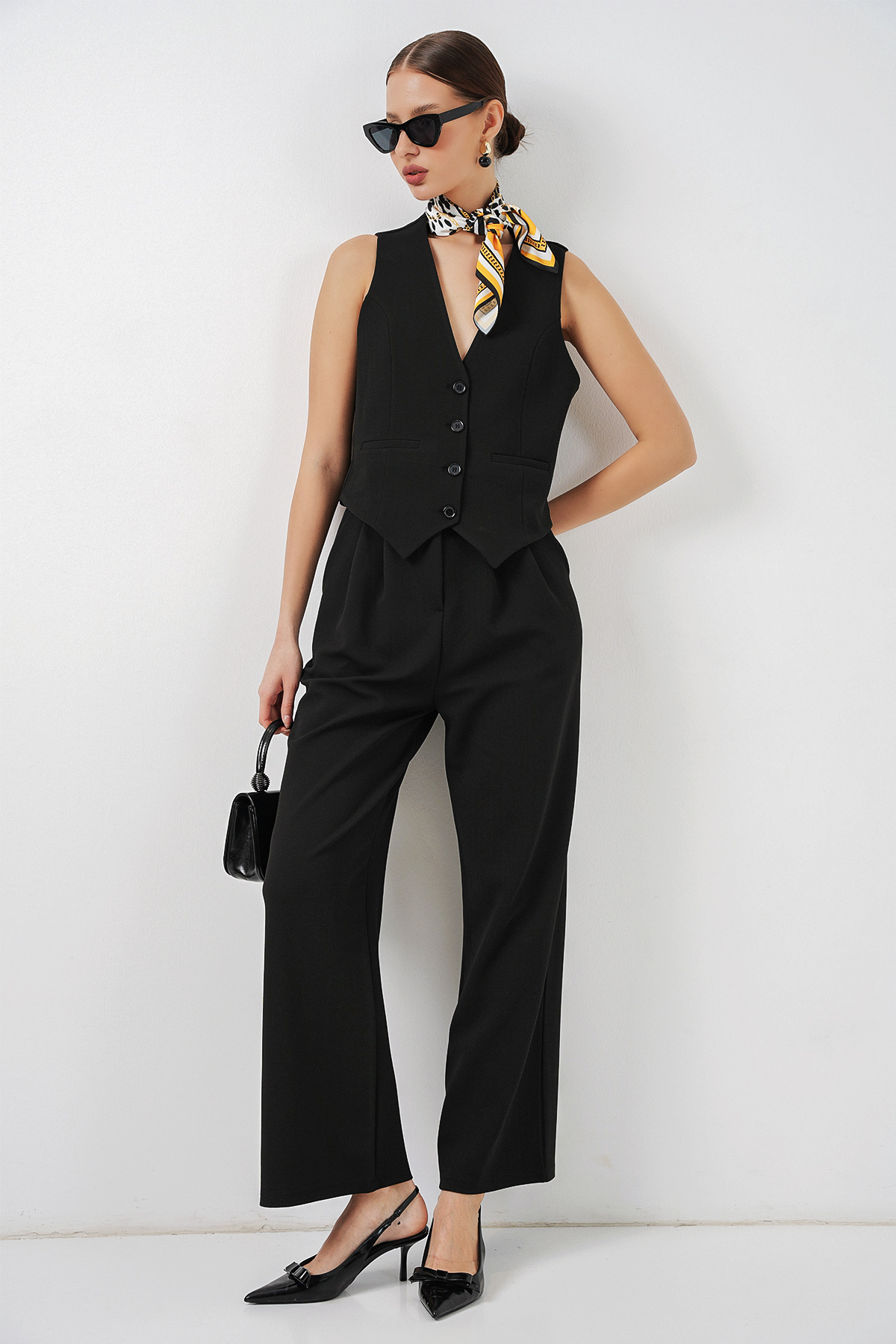 Women's Vest and Trousers Two-Piece Set 30091 