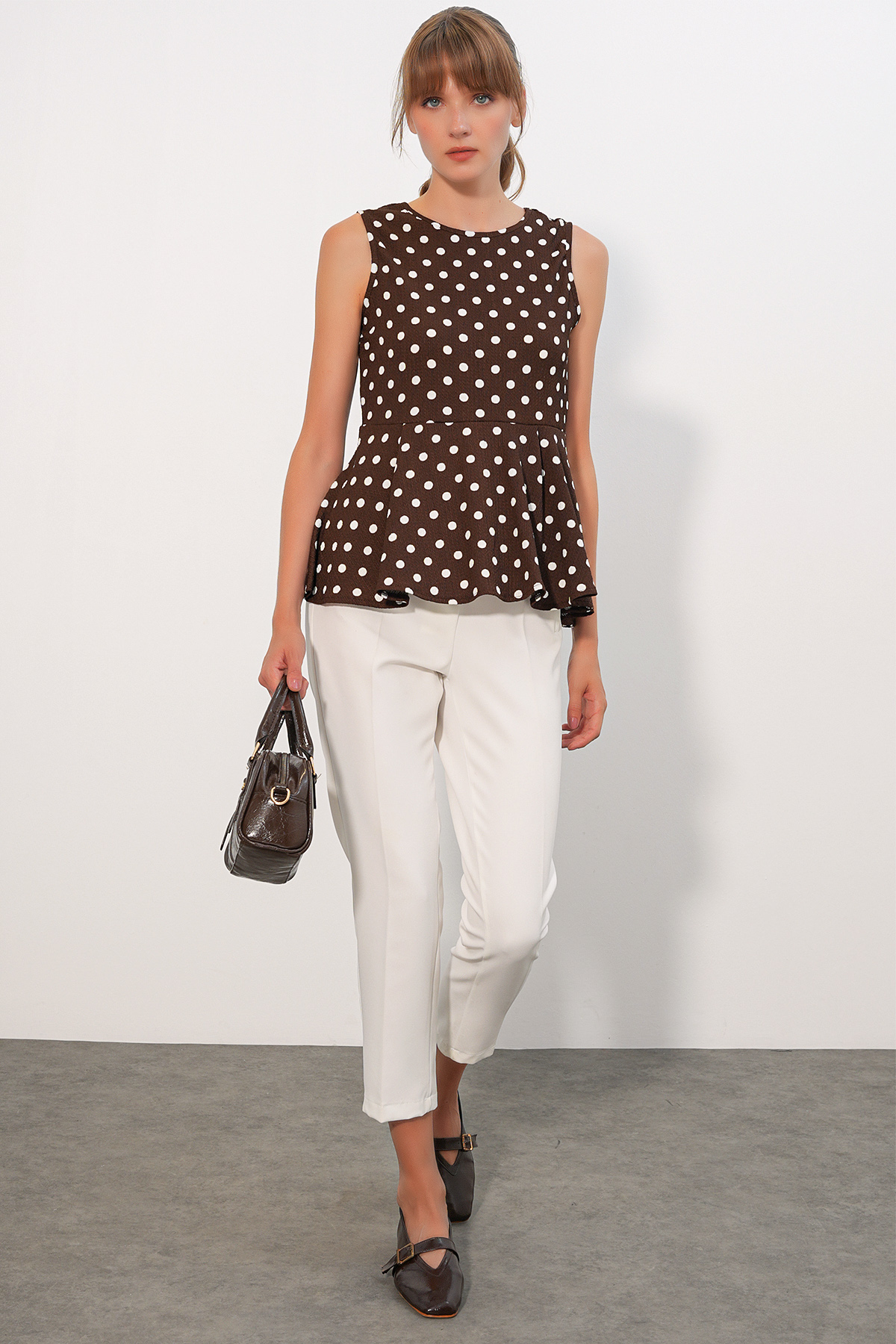 Women's Side-Tie Long-Sleeve Blouse 996 