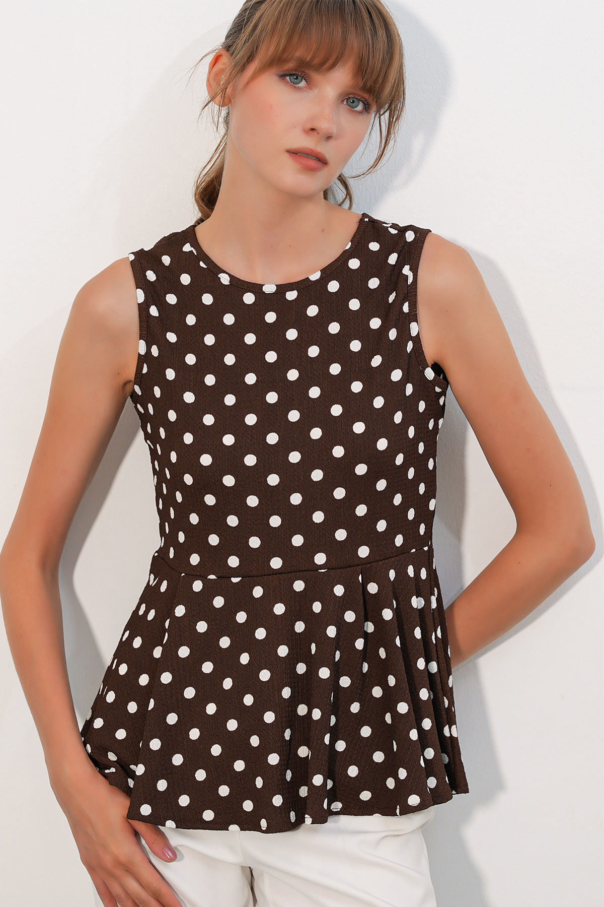 Women's Side-Tie Long-Sleeve Blouse 996 