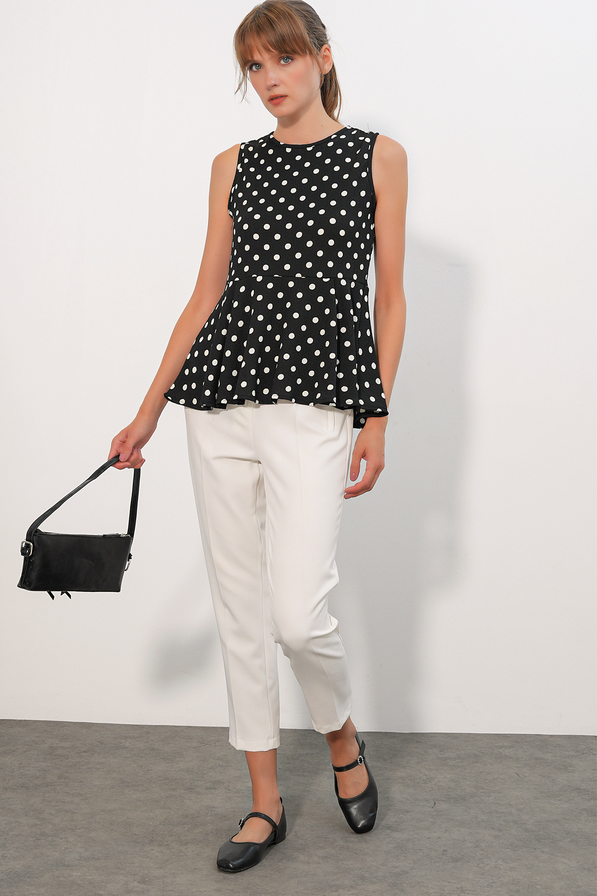 Women's Side-Tie Long-Sleeve Blouse 996 