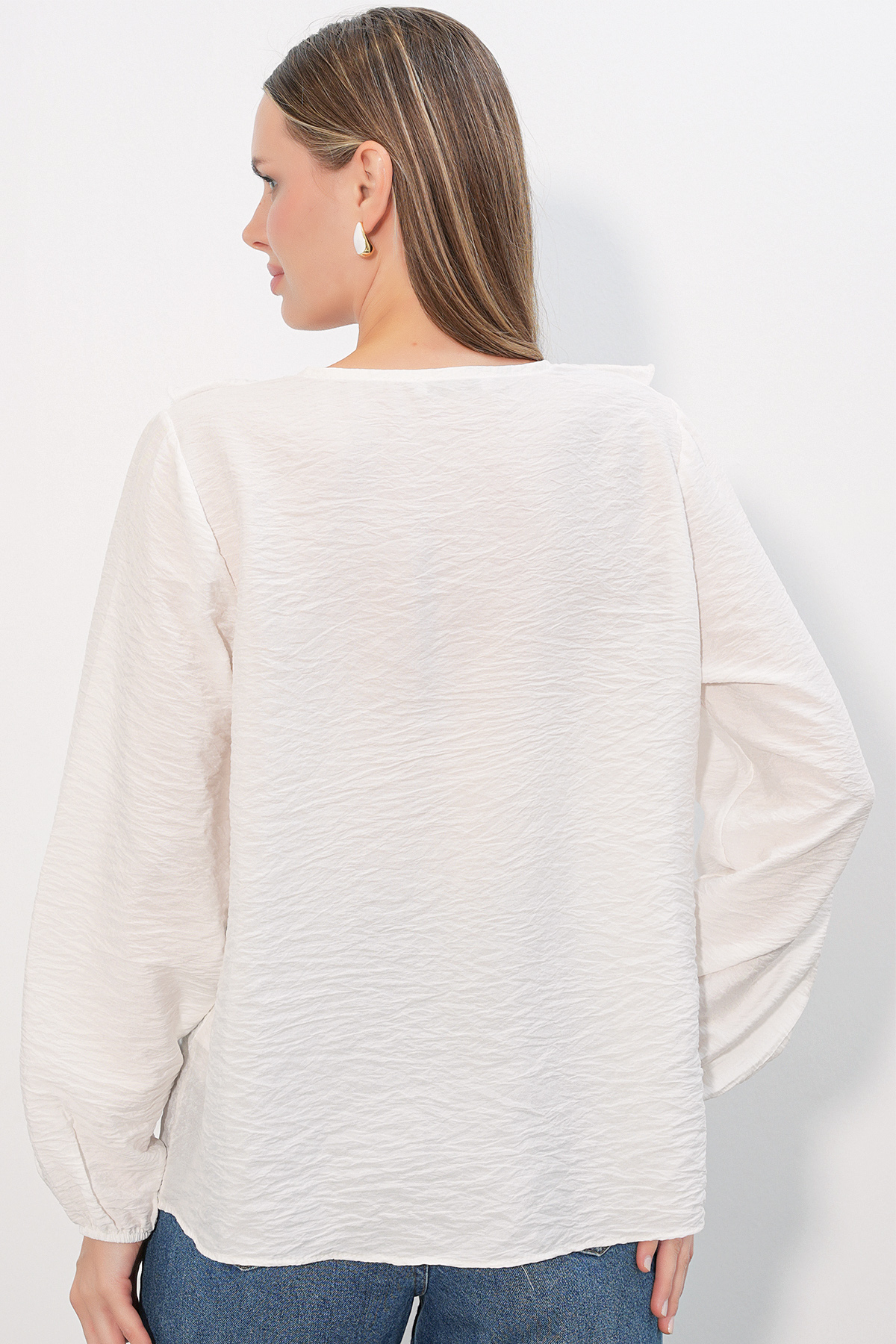 Front Tie Linen Kimono 960 