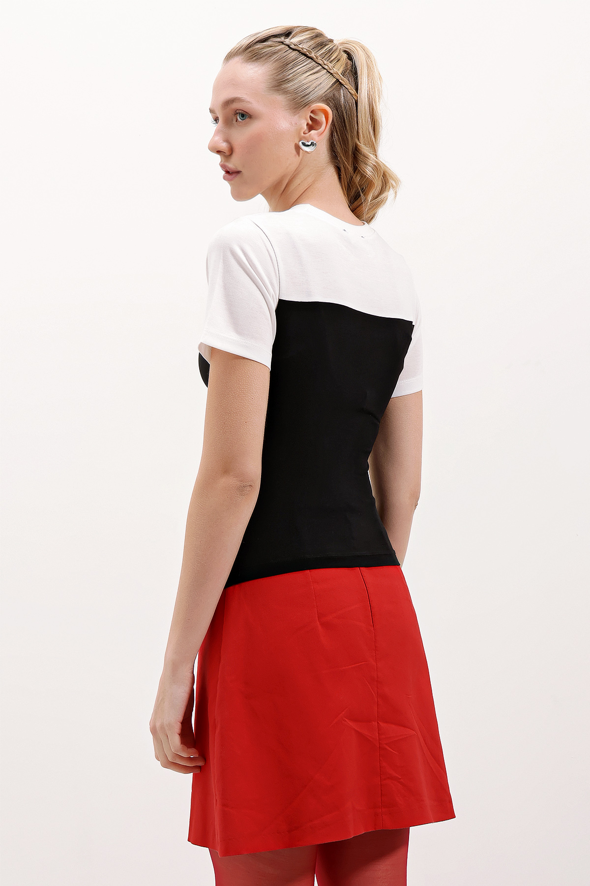 4314 Gathered Basic T-Shirt 