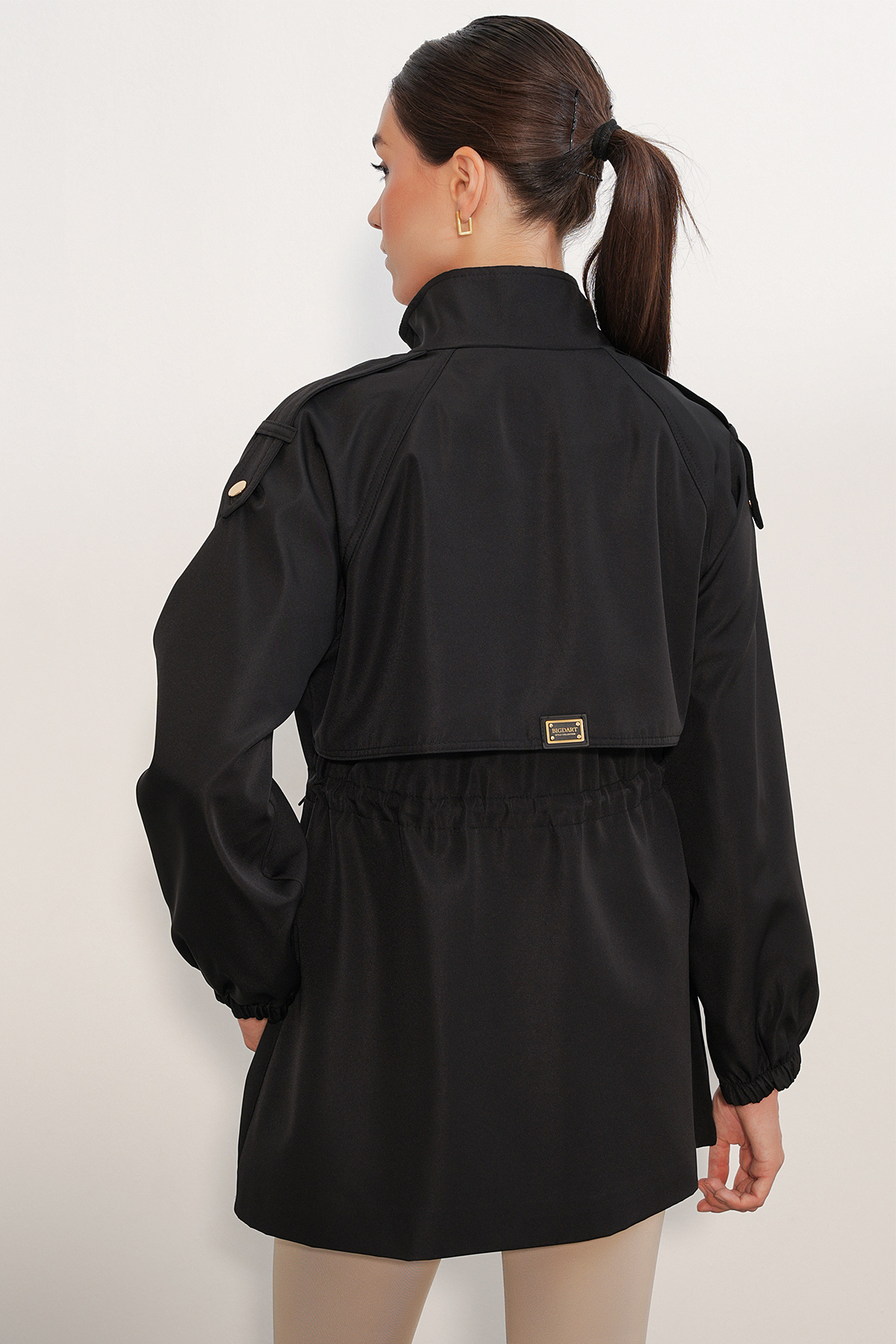 Women's Patterned Plush Jacket 55463 