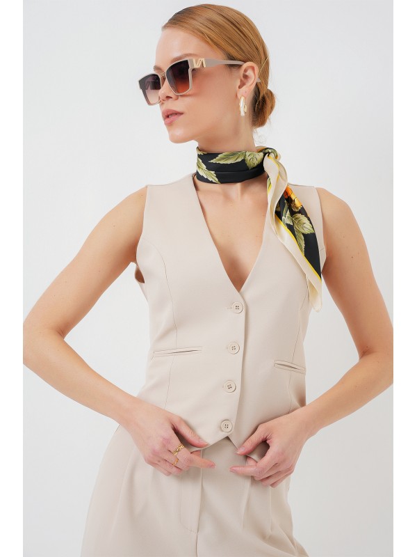 6709 Women's Vest and Trousers Two-Piece Set 