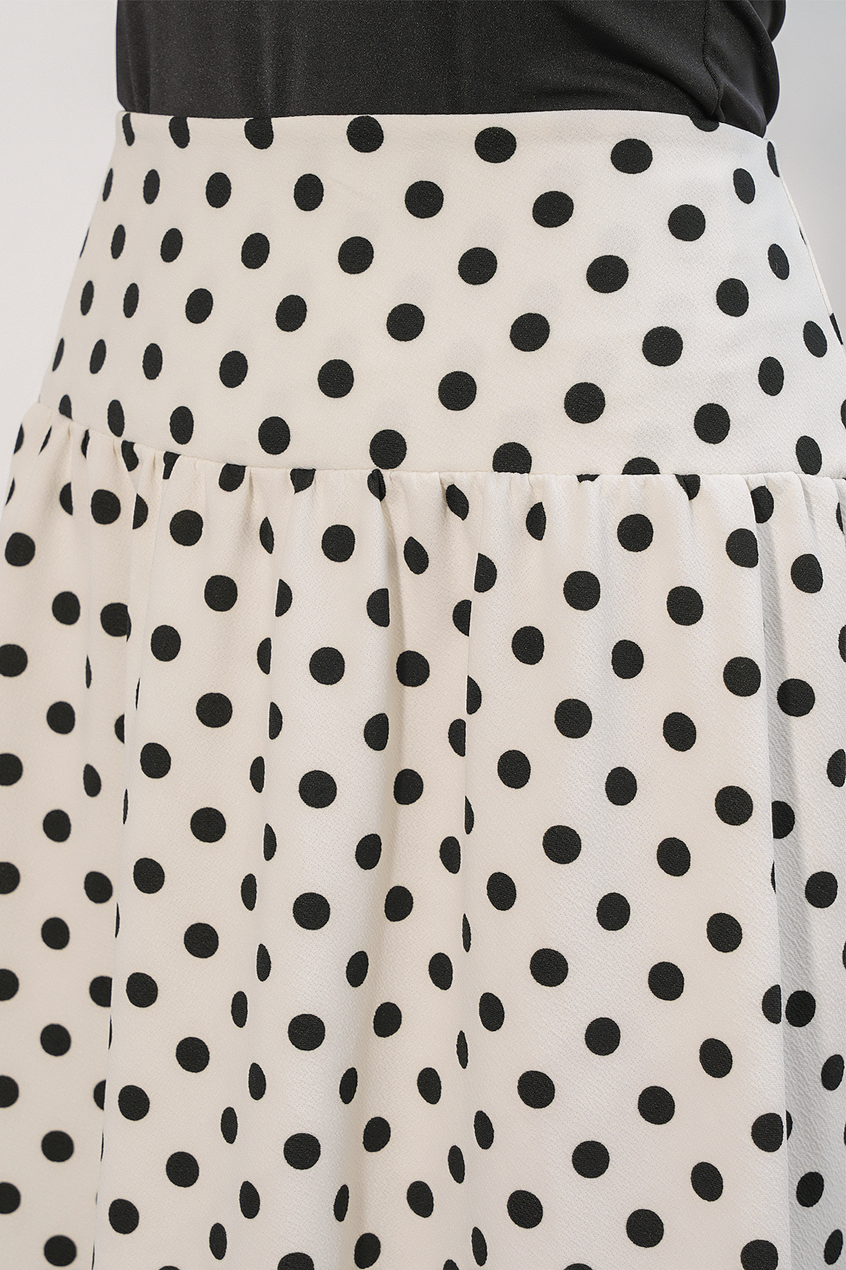 Women's Polka Dot Long Skirt 8084 