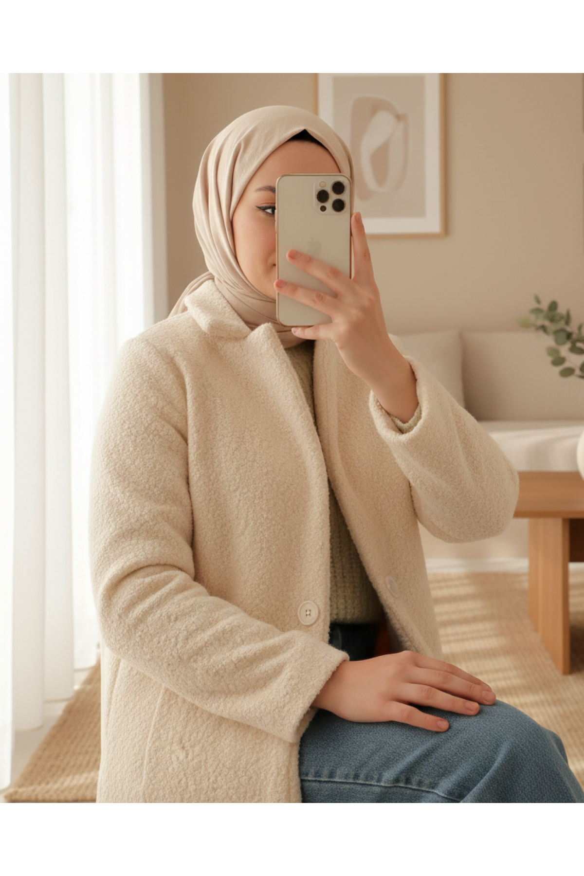 9082 Oversize Cashmere Coat 