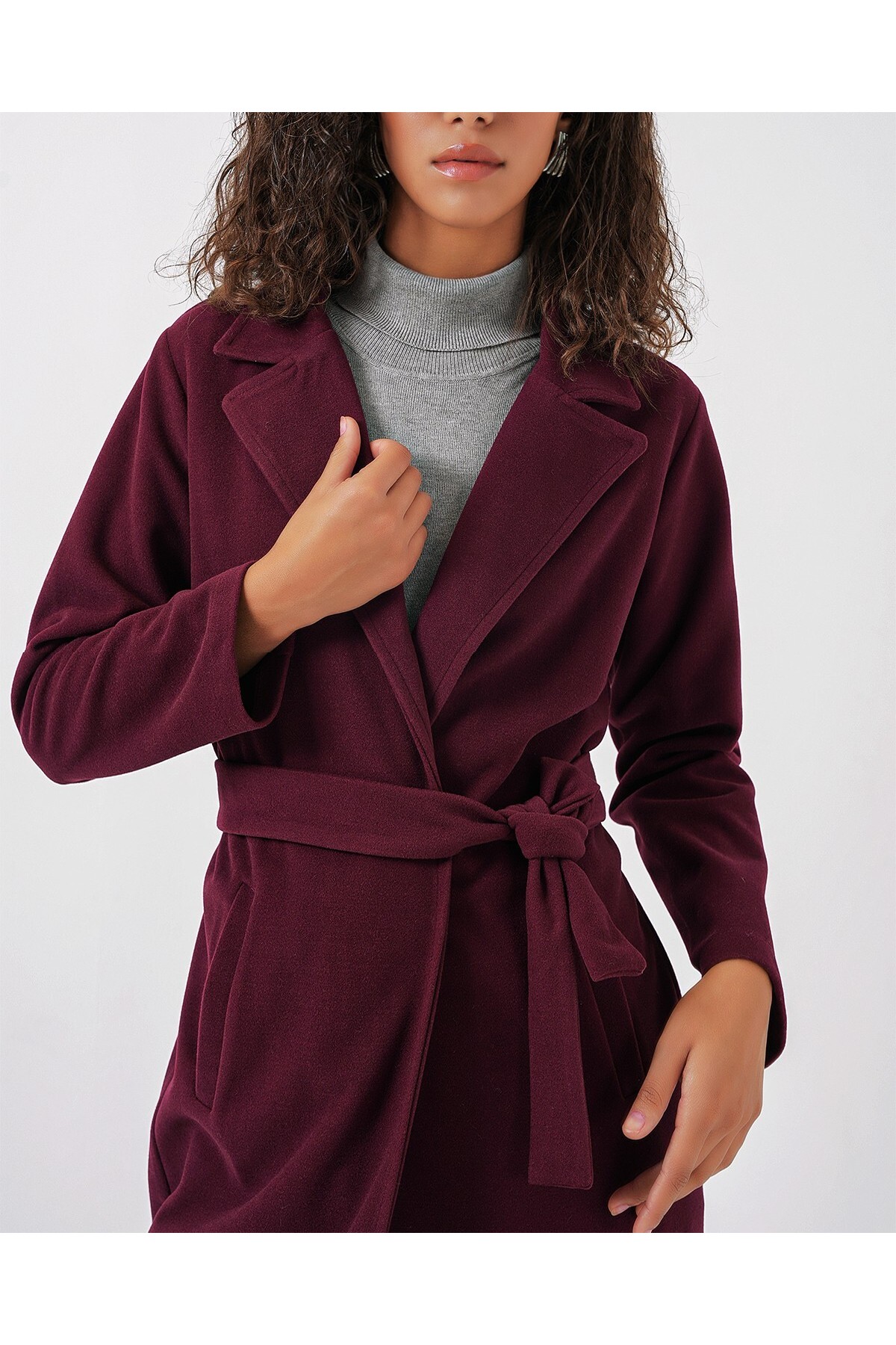 9118 Double-Breasted Cashmere Coat 
