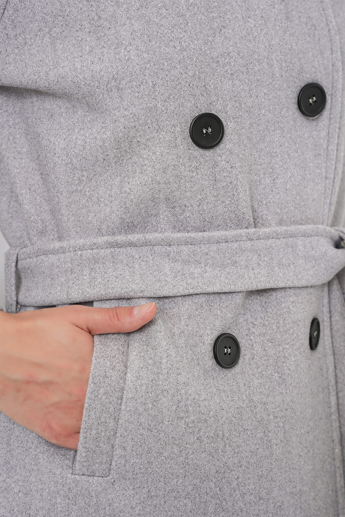 Women's Belted Cashmere Coat 9162 