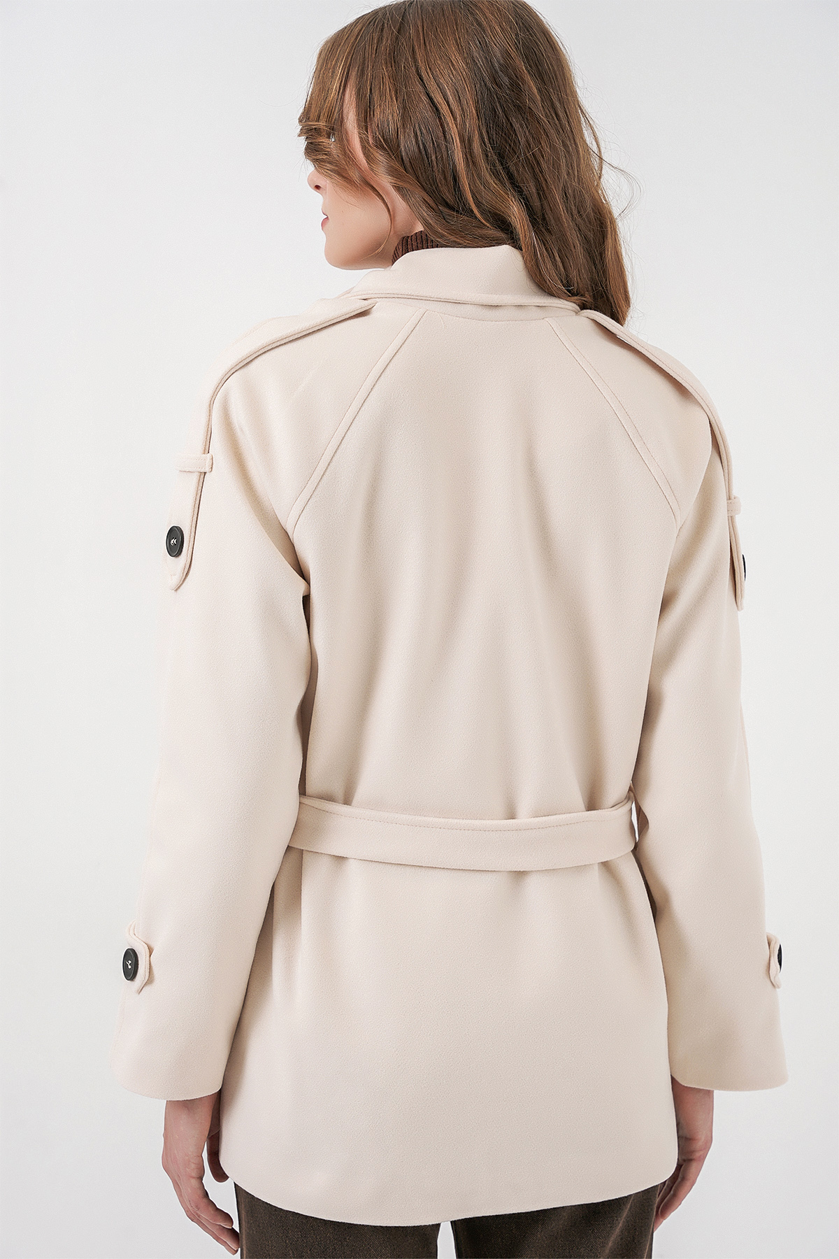 Women's Belted Cashmere Coat 9162 