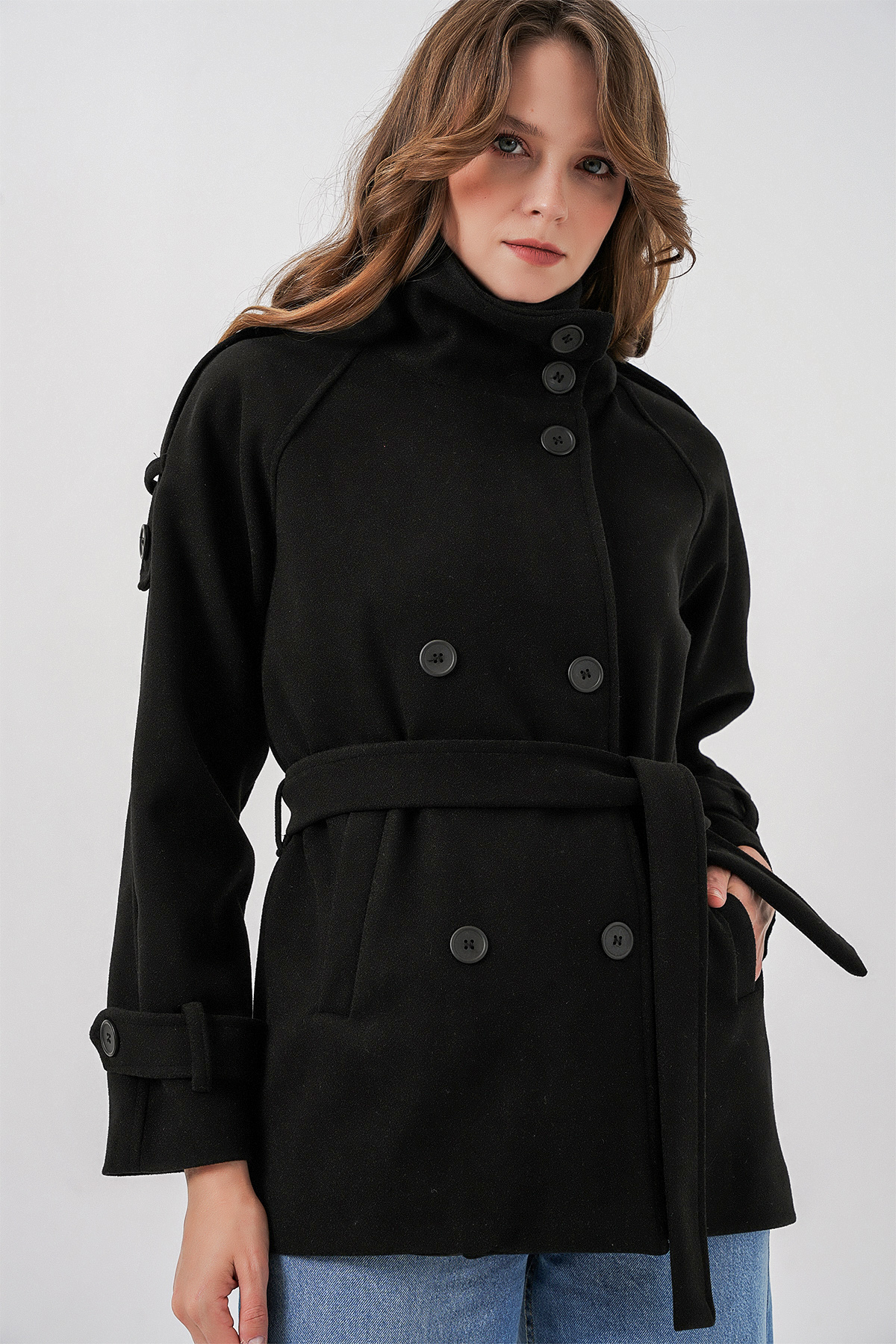 Women's Belted Cashmere Coat 9162 