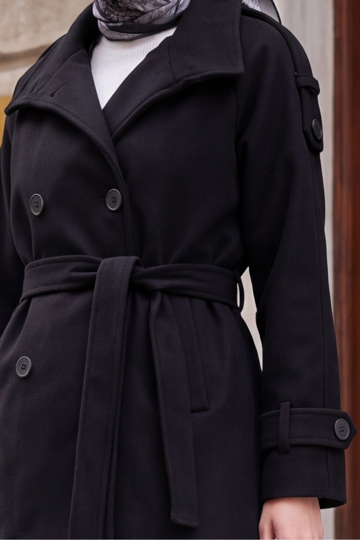 Women's Belted Cashmere Coat 9162 