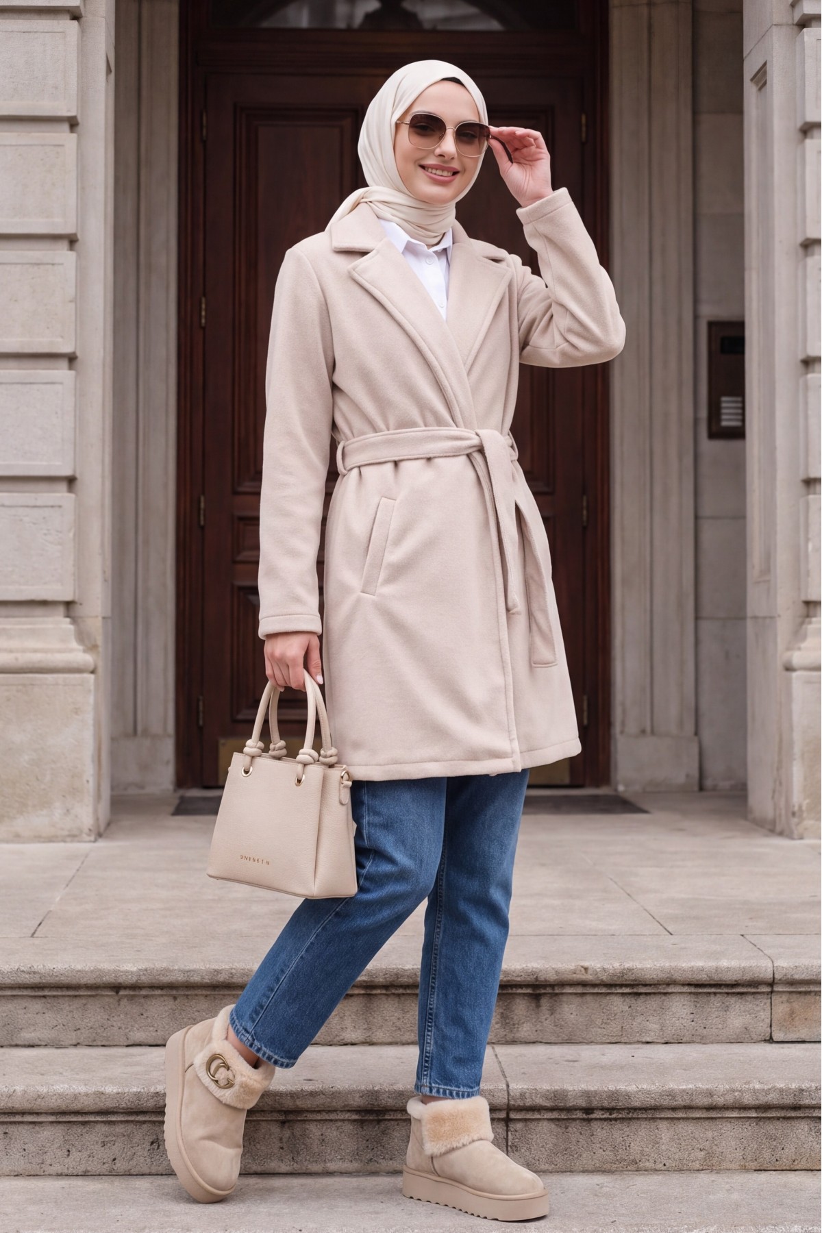 Women's Belted Coat 9171 