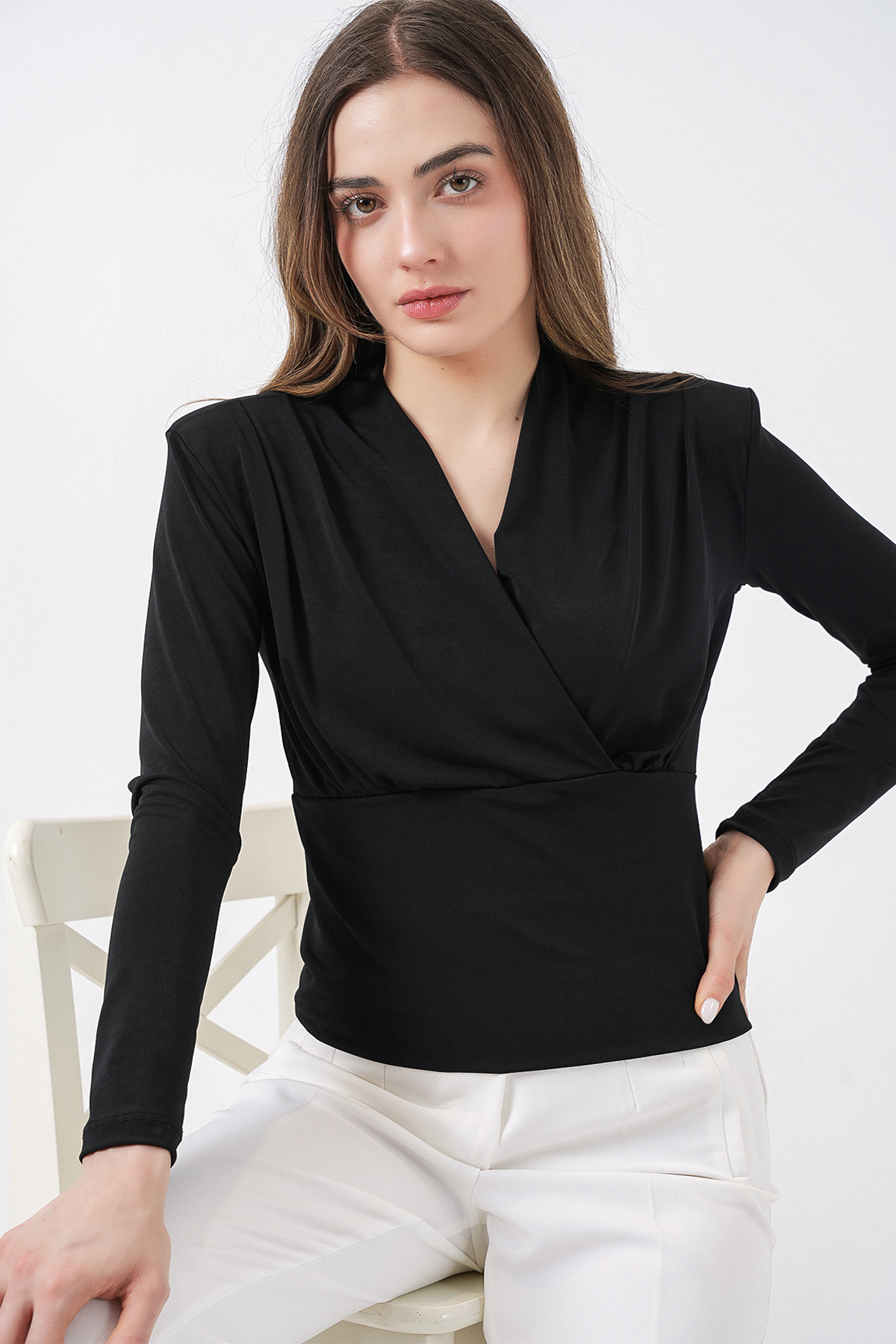 Women's Long Oversize Shirt 20334 