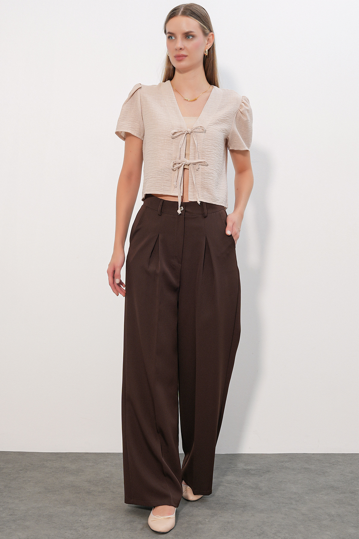 Women's Vest and Trousers Two-Piece Set 30091 