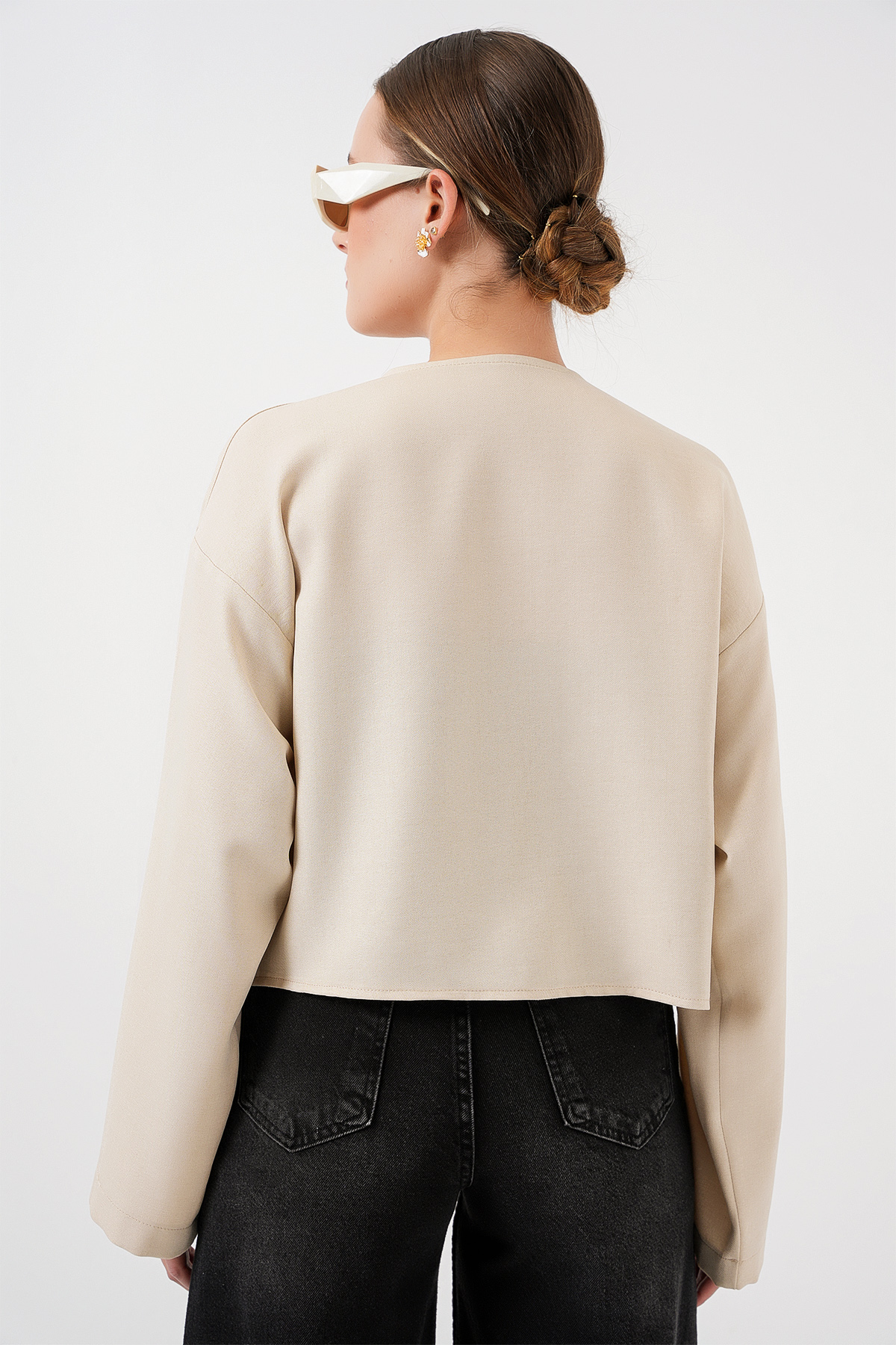Front Tie Linen Kimono 960 