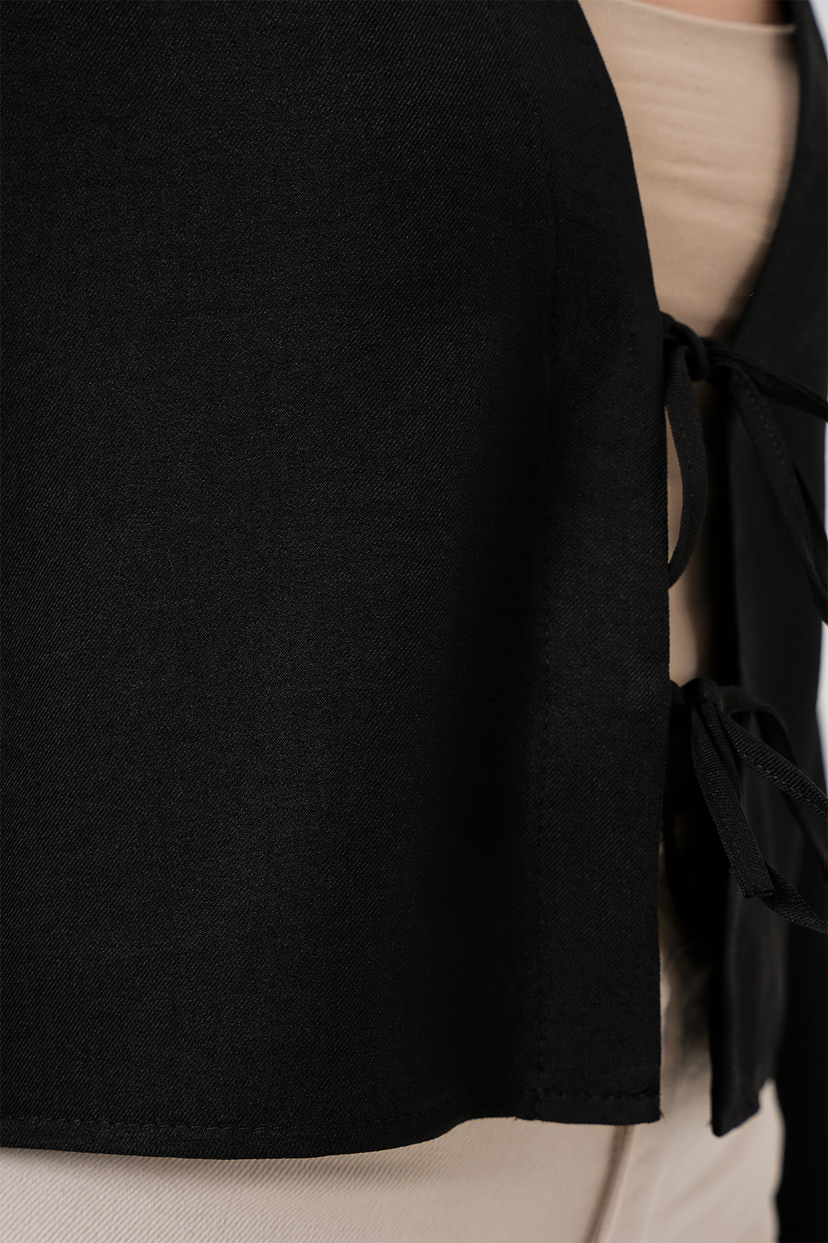 Front Tie Linen Kimono 960 