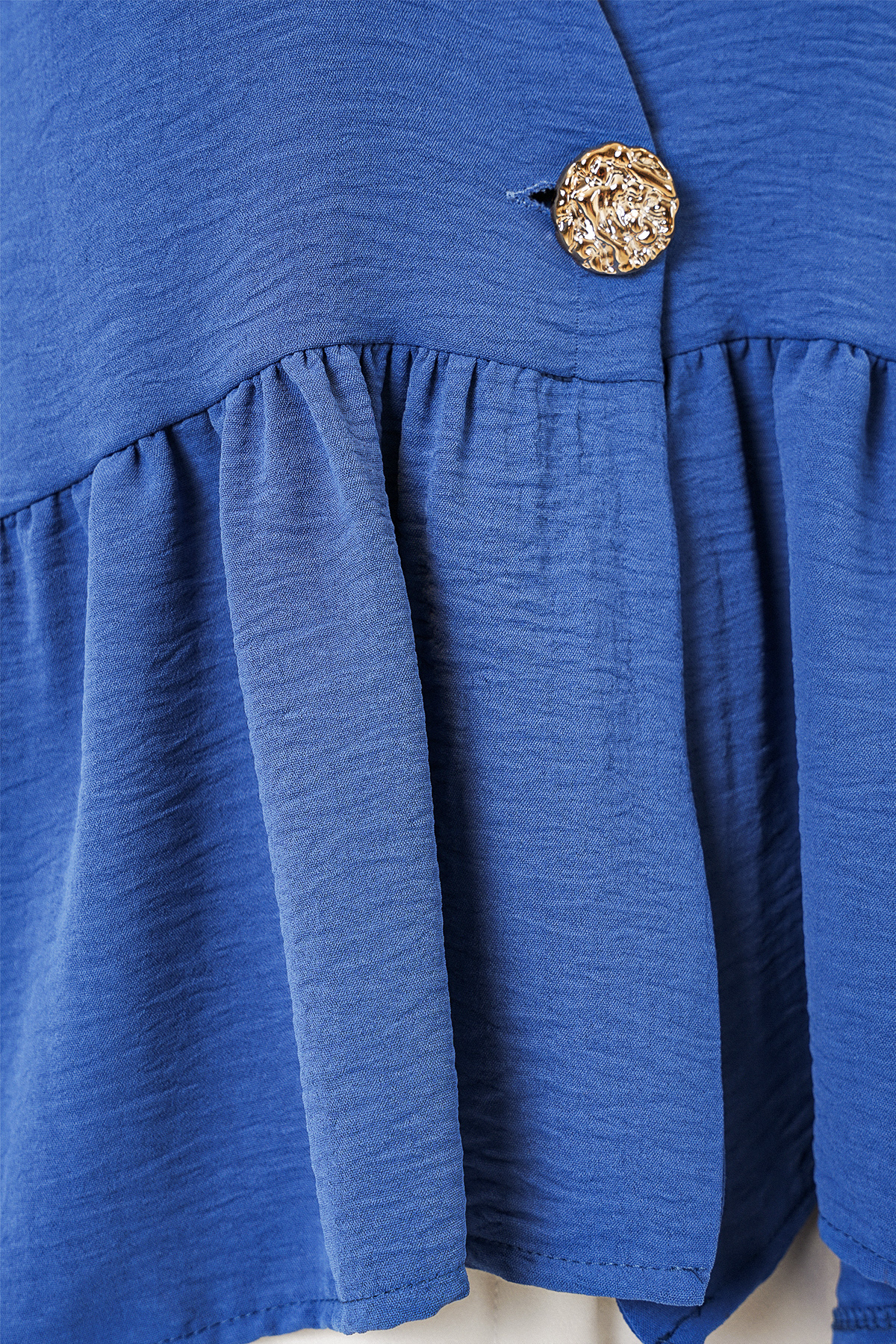 Women's Single Pocket Striped Oversize Shirt 20375 