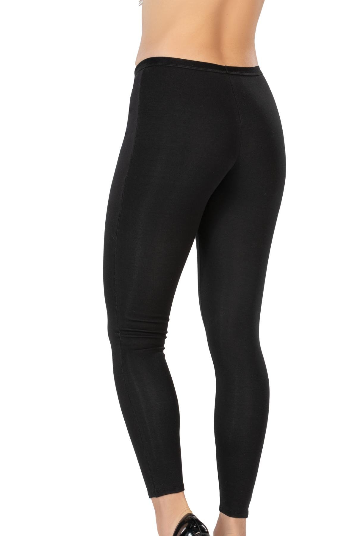 SİYAH MI Podyumplus 1434 Modal Cotton Termal Tayt