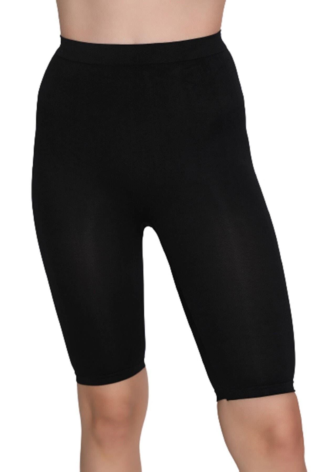 SİYAH MI Podyumplus 3856 Soft Kapri Tayt