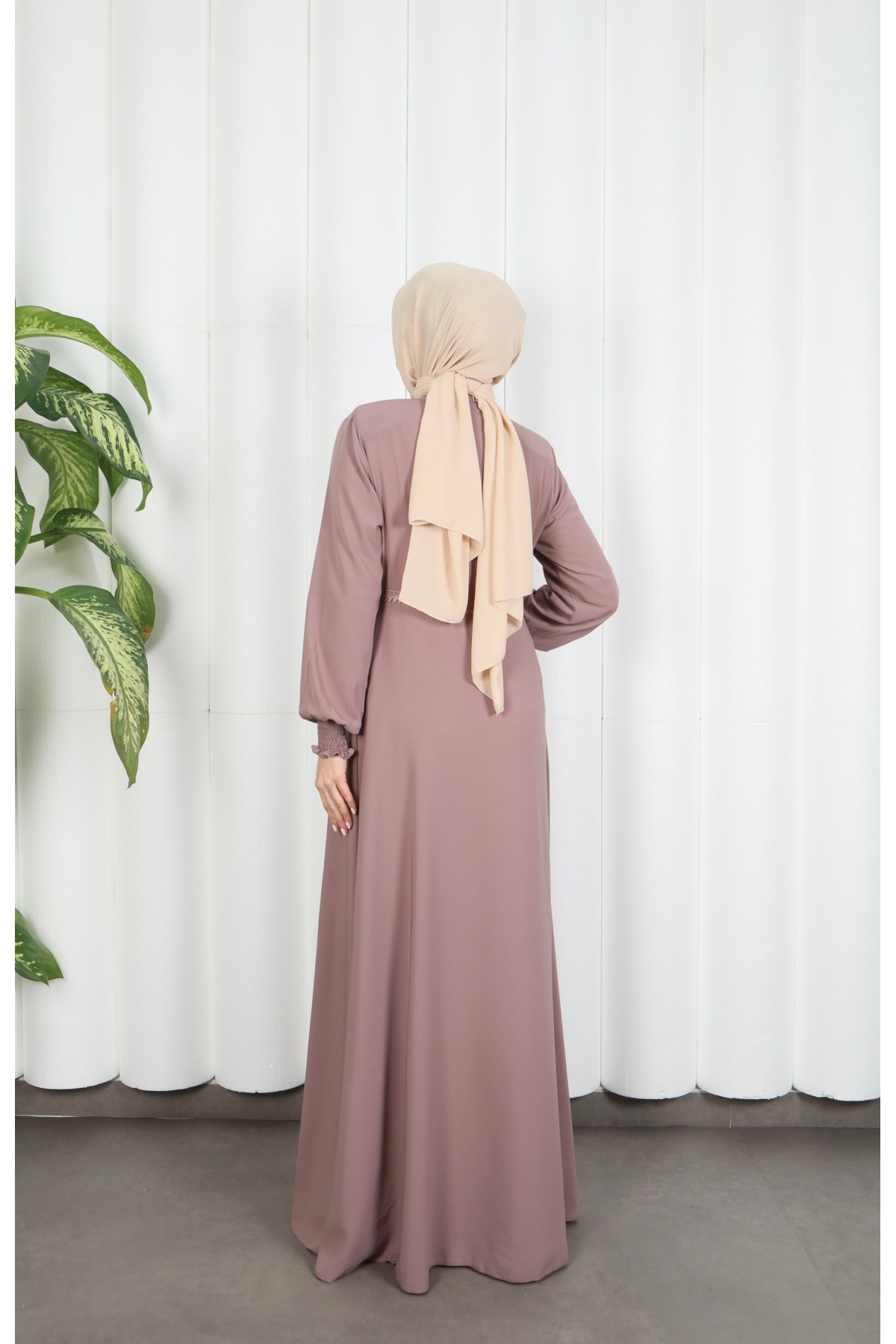 Beli Dantelli Mevlana Ferace Pudra HNT7011
