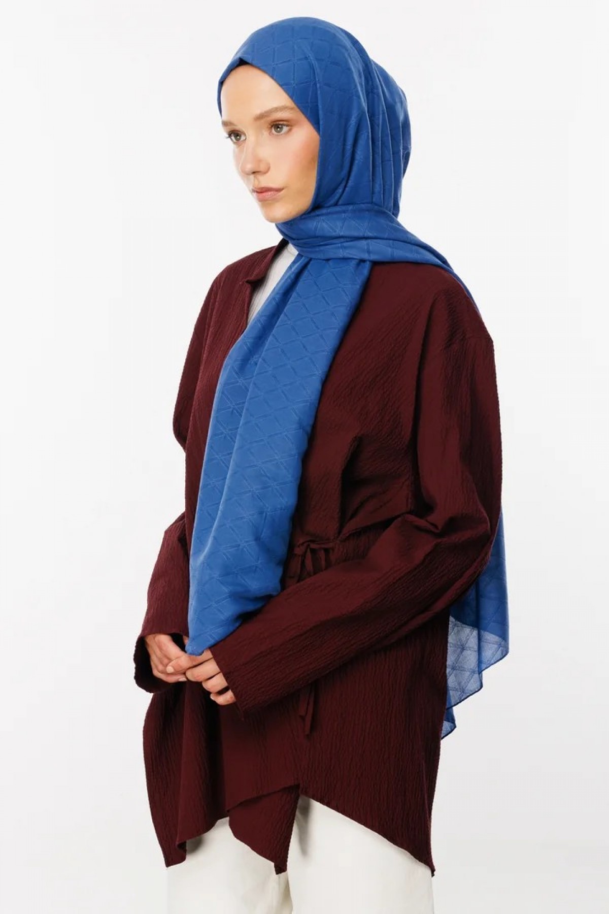 Bambu Jakar Şal - İndigo