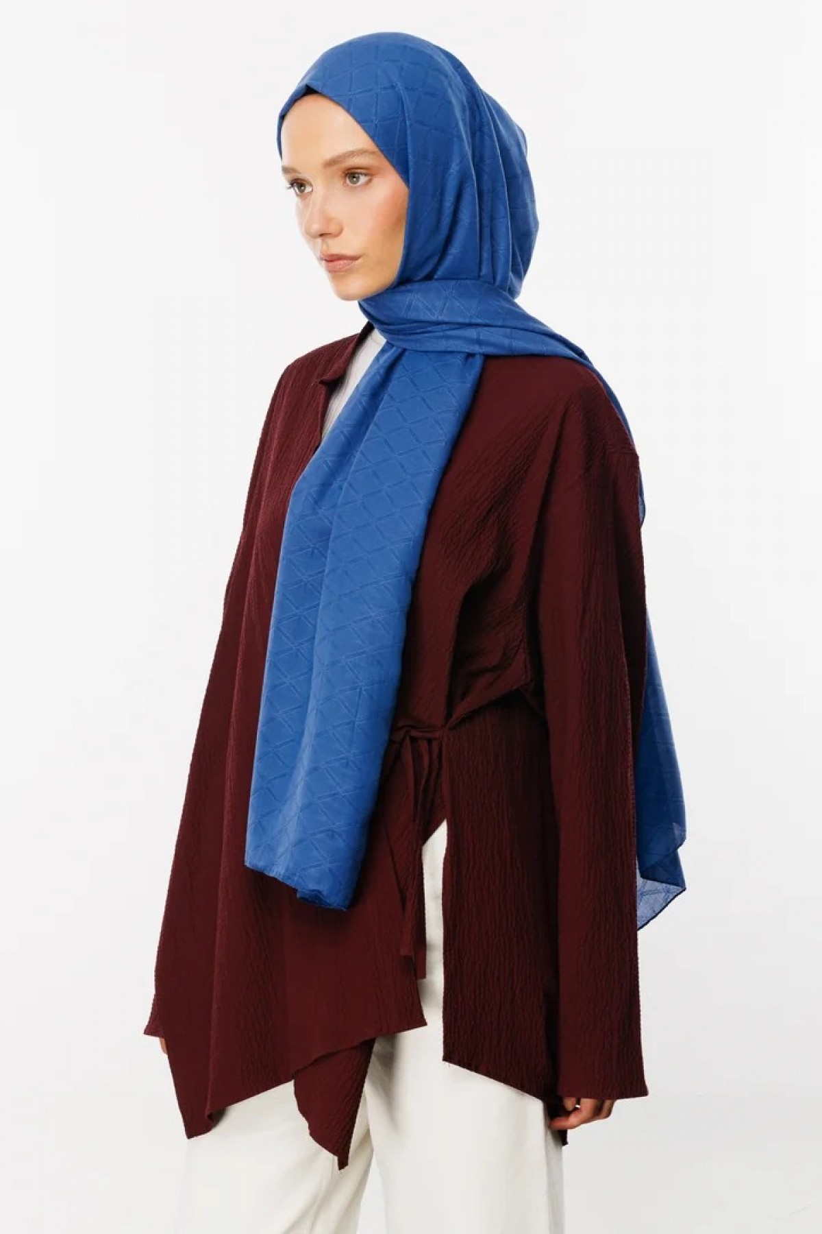 Bambu Jakar Şal - İndigo