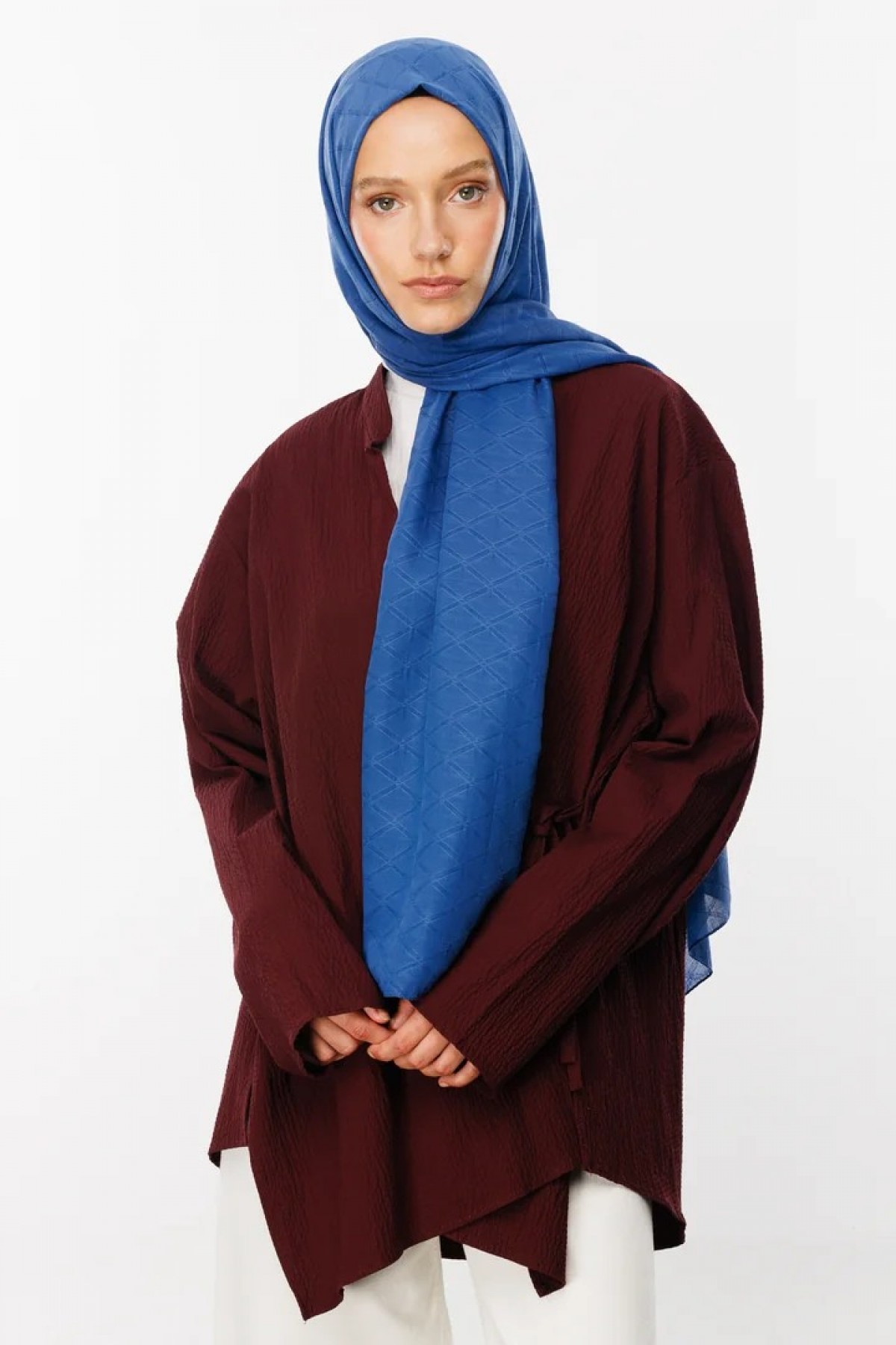 Bambu Jakar Şal - İndigo