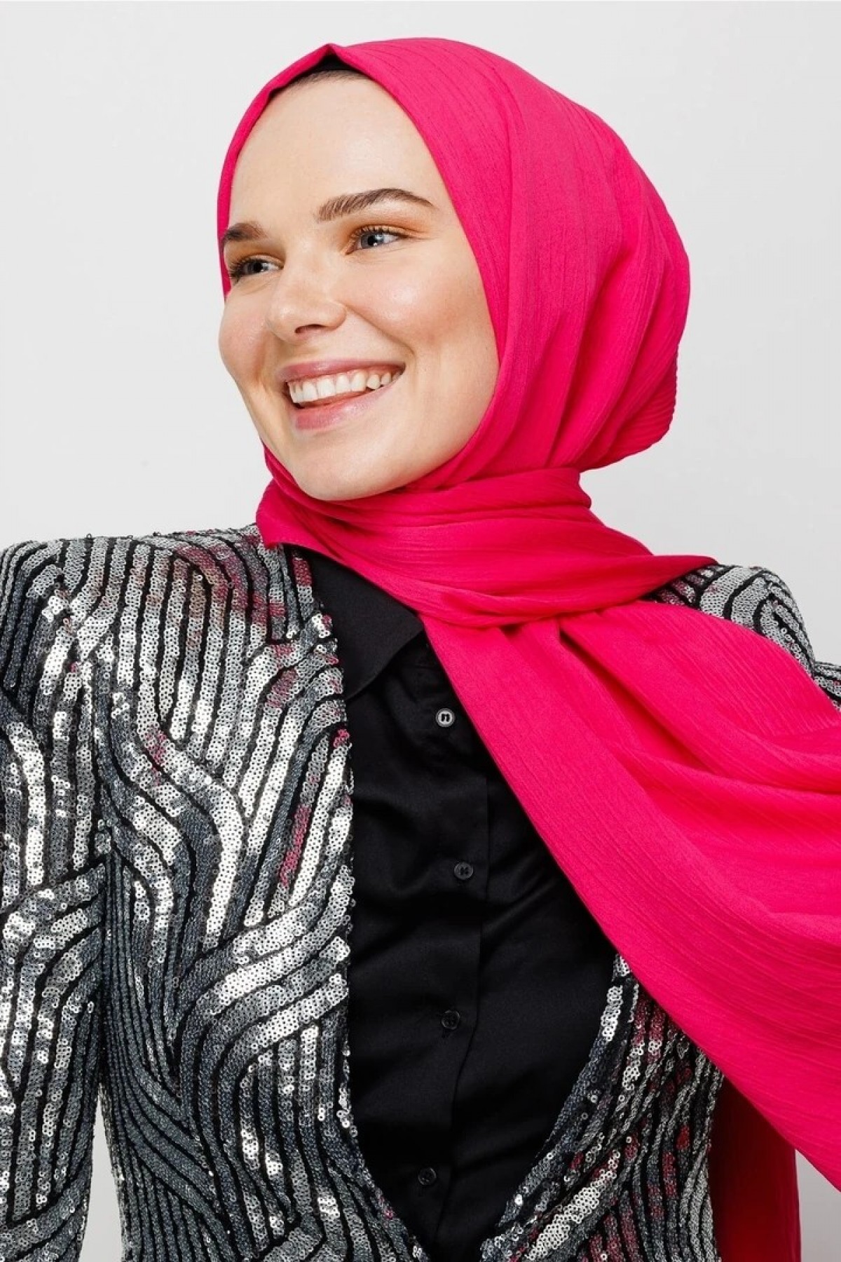 Crinkle Medina Silk Shawl 