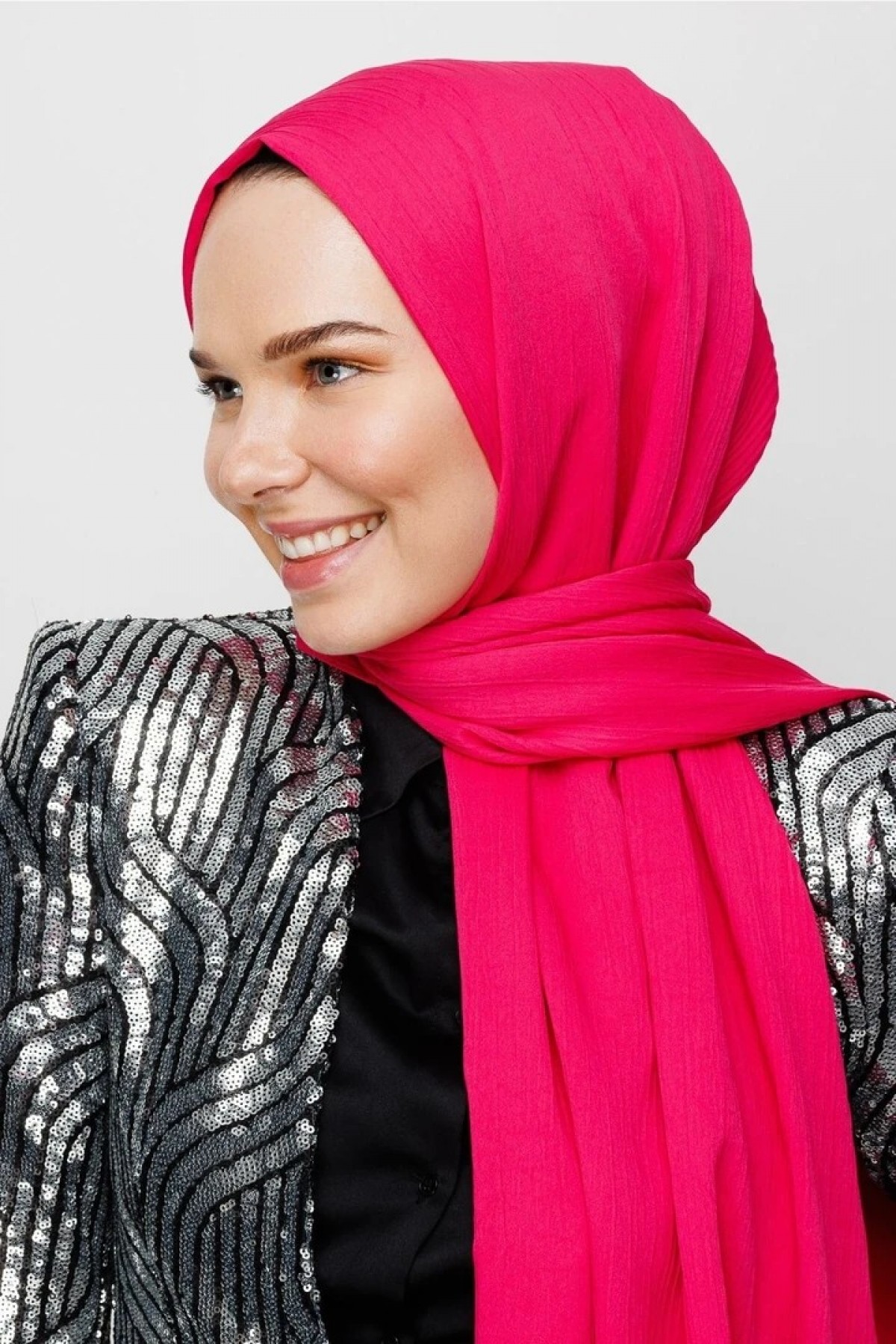 Crinkle Medina Silk Shawl 