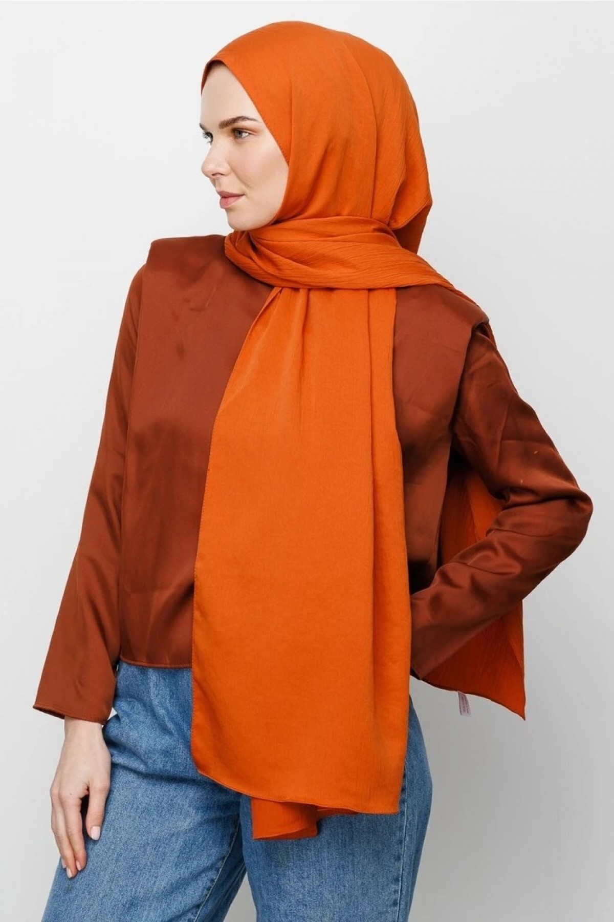 Crinkle Medina Silk Shawl 
