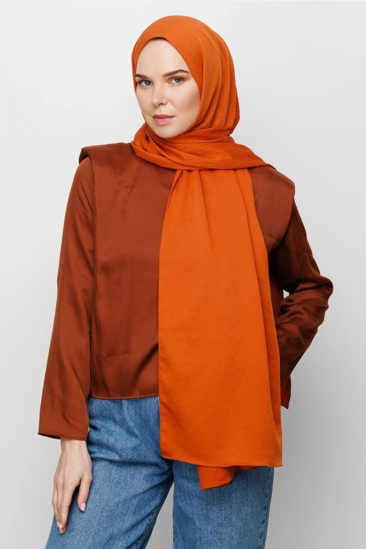 Crinkle Medina Silk Shawl 