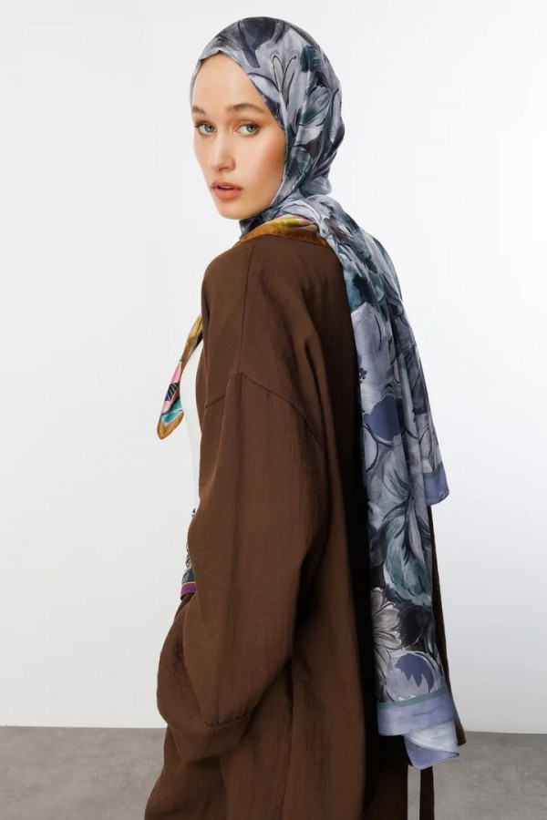 Rossel Pattern Cotton Scarf 