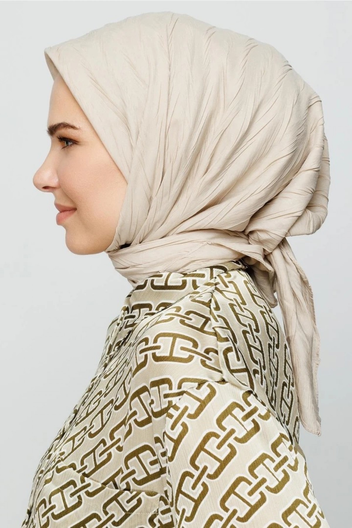 Pleated Bamboo Scarf 