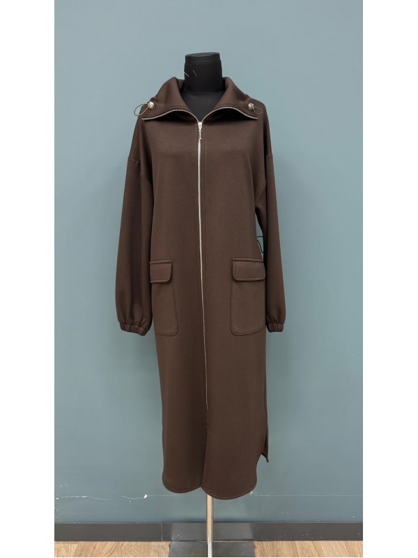 Kadın Yakası Ve Arka Belden Tünelli Basic Kap - 15225MNT